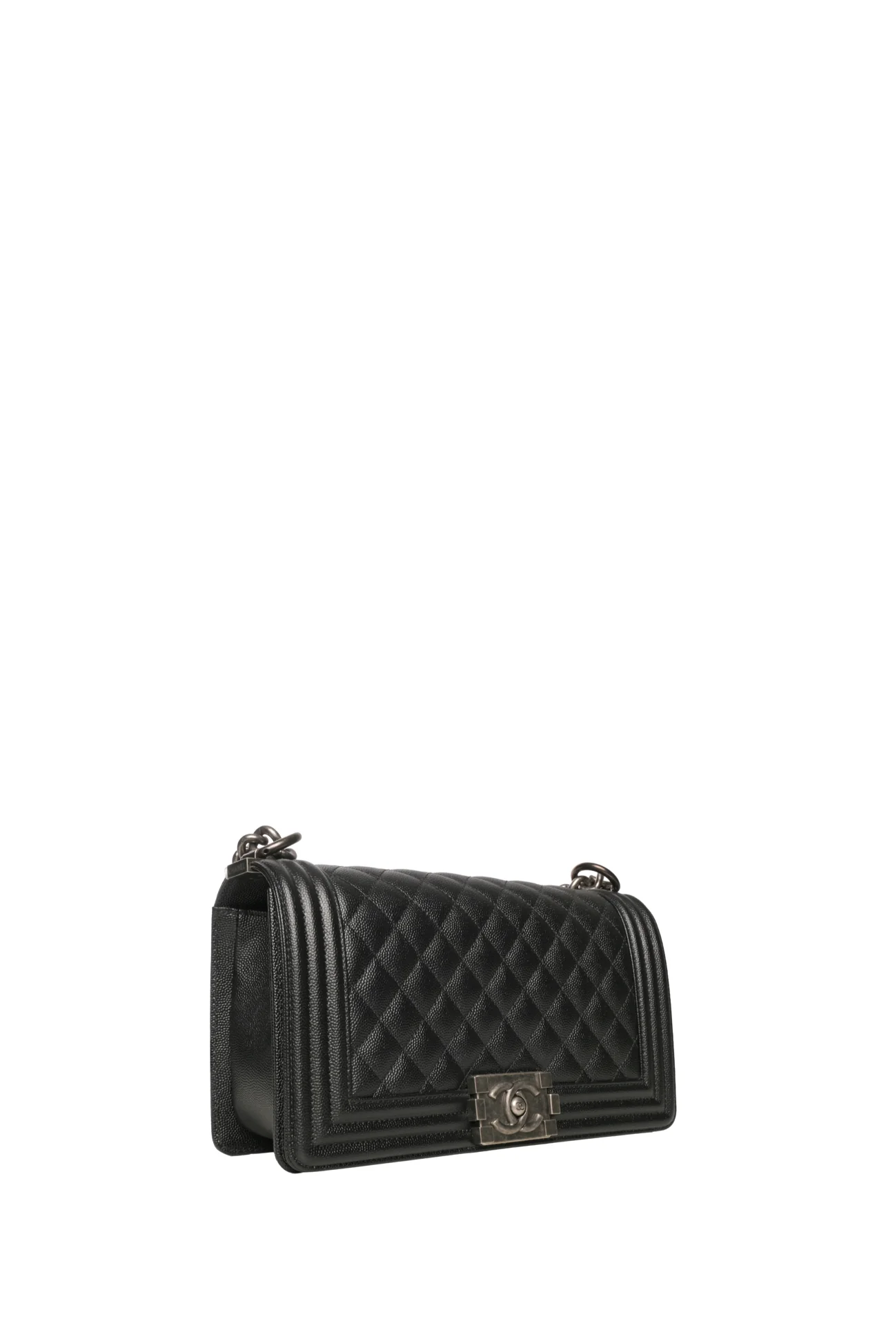 Chanel 2019 Caviar Quilted Medium Boy Bag - Image 2