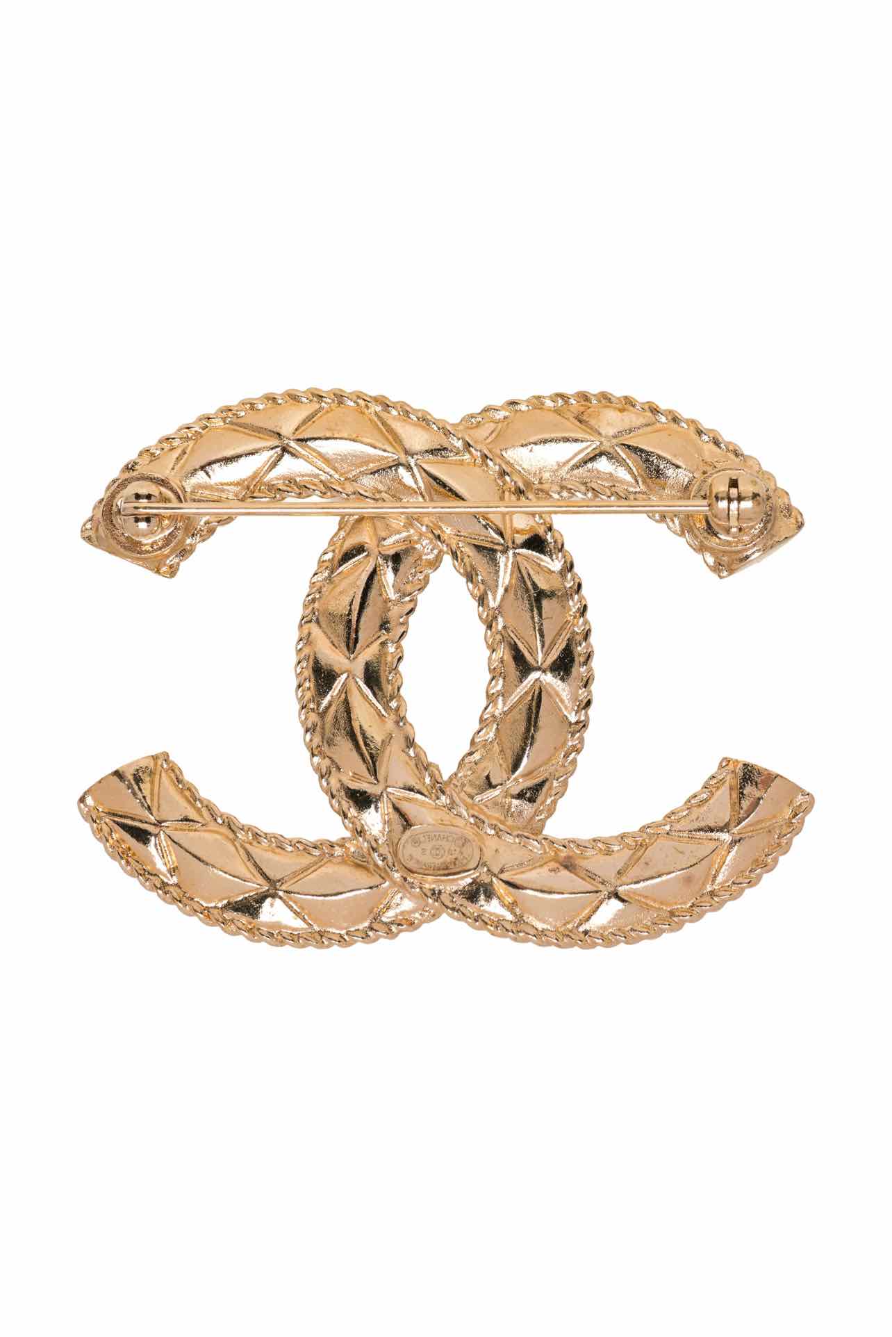Chanel 2019 CC Faux Pearl & Crystal Brooch - Image 2