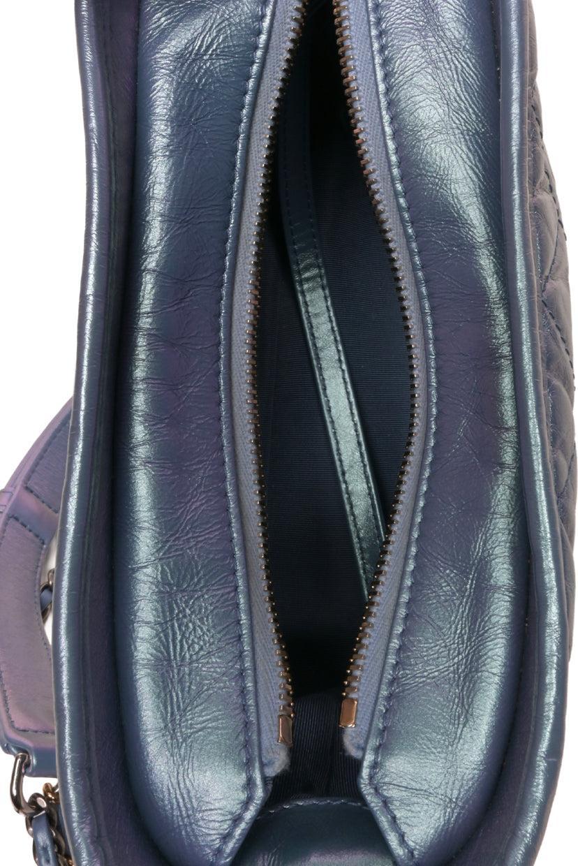 Chanel 2019 Small Gabrielle Iridescent Chain Hobo - Image 7