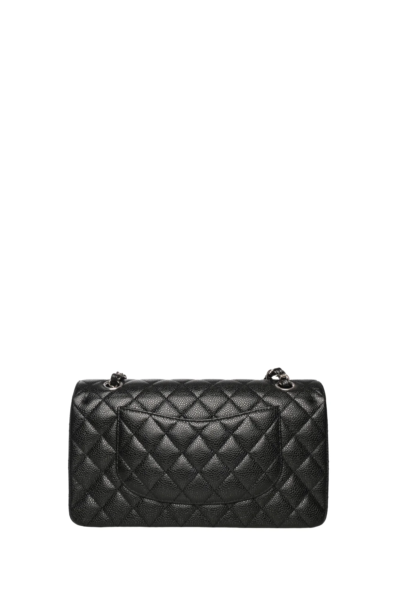 Chanel 2020 Caviar Quilted Medium Double Flap Bag - Image 4