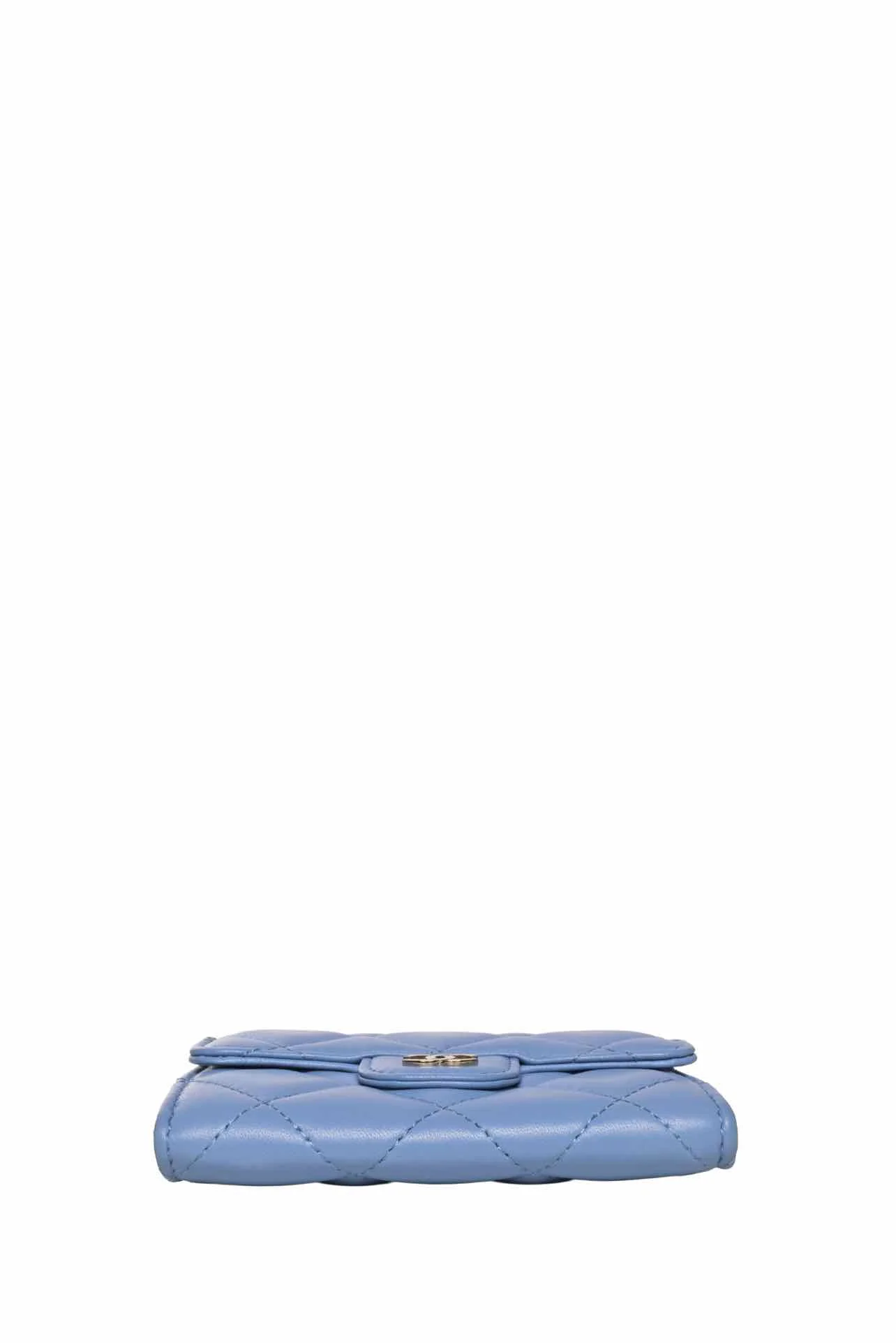 Chanel 2020 Quilted Card Holder on Chain - Image 3