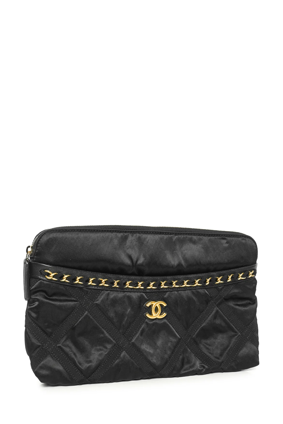 Chanel 2021 Nylon Grosgrain Convertible Lifestyle Pouch Tote - Image 2