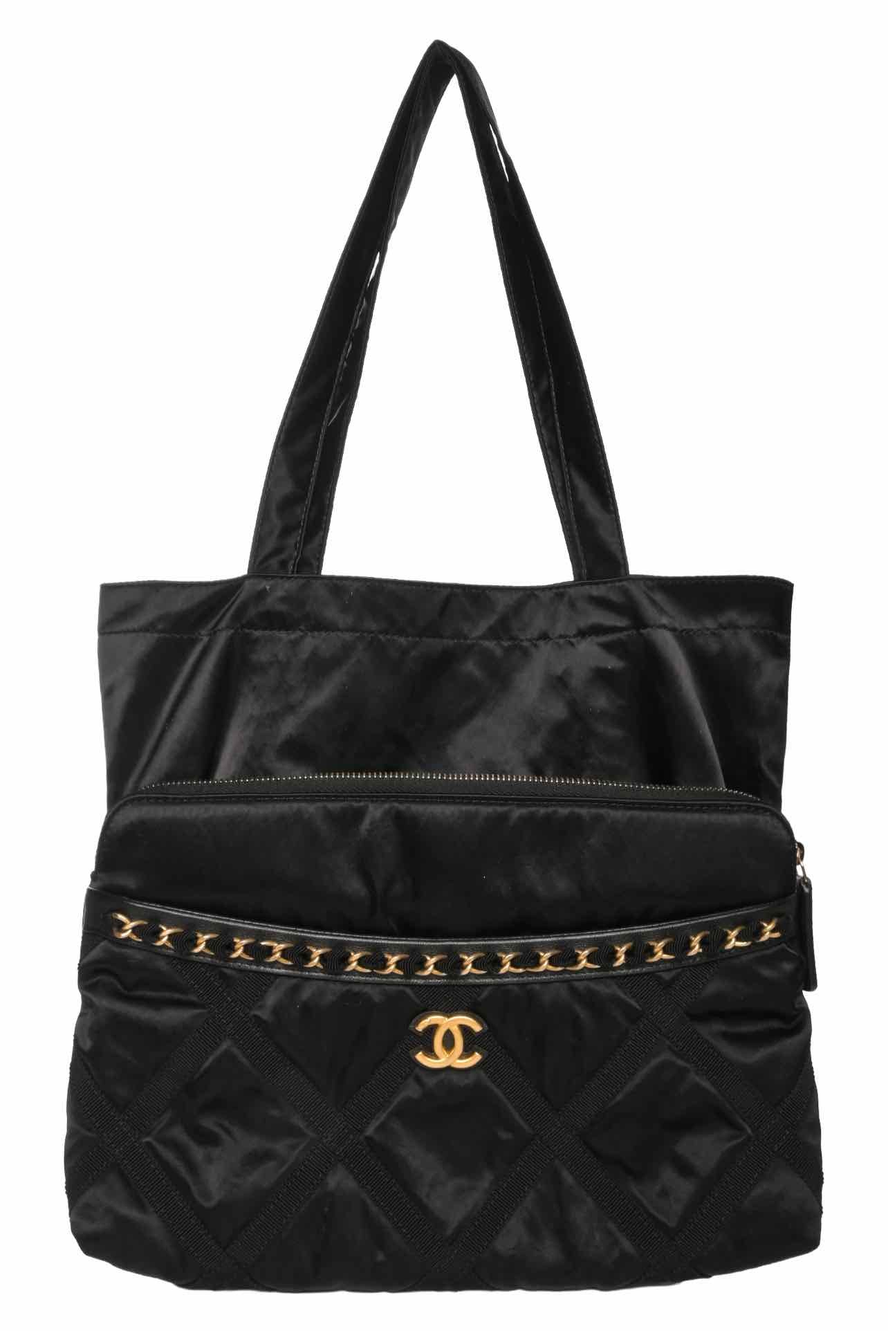 Chanel 2021 Nylon Grosgrain Convertible Lifestyle Pouch Tote - Image 5