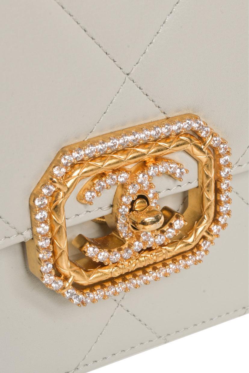 Chanel 2022-2023 CC Strass Mini Flap Bag - Image 5