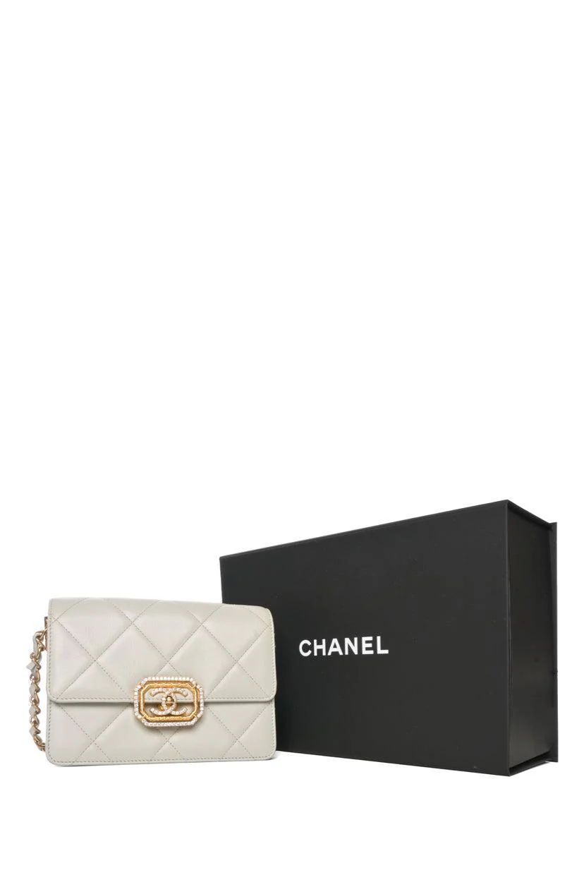 Chanel 2022-2023 CC Strass Mini Flap Bag - Image 8