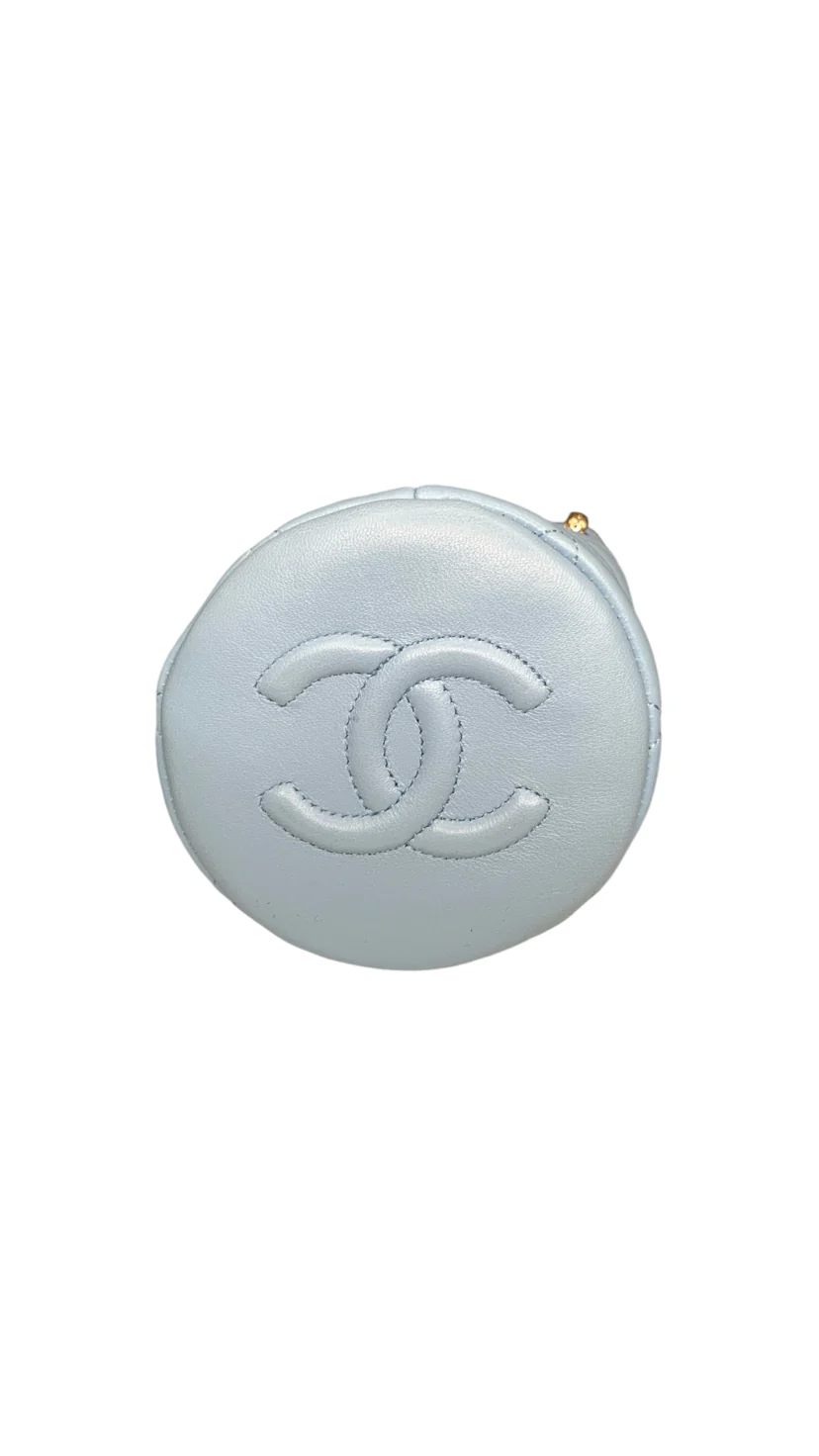 Chanel 2022 Crossbody Micro Drawstring Chain Bucket Bag - Image 6