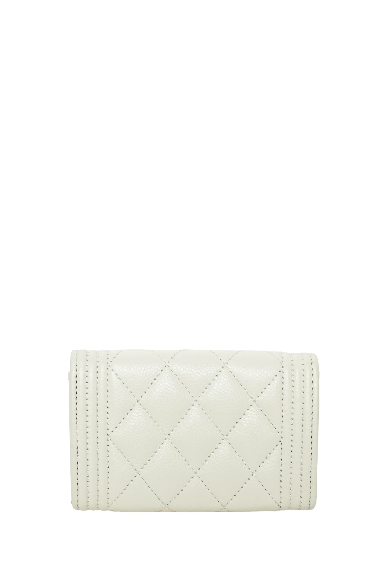 Chanel 2024 Caviar Quilted Small Boy Flap Wallet - Image 2