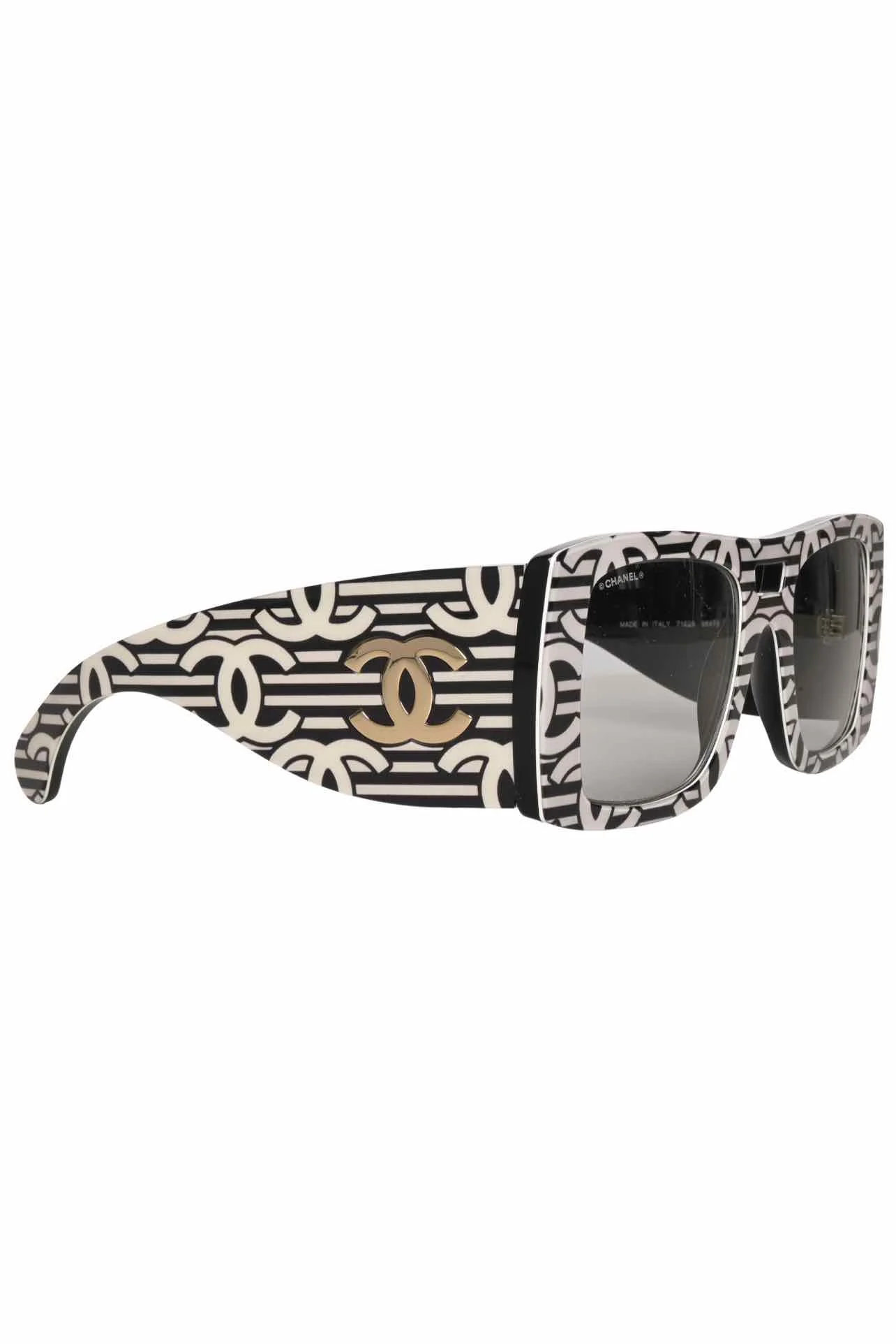 Chanel Acetate CC Logo Square Sunglasses - Image 2