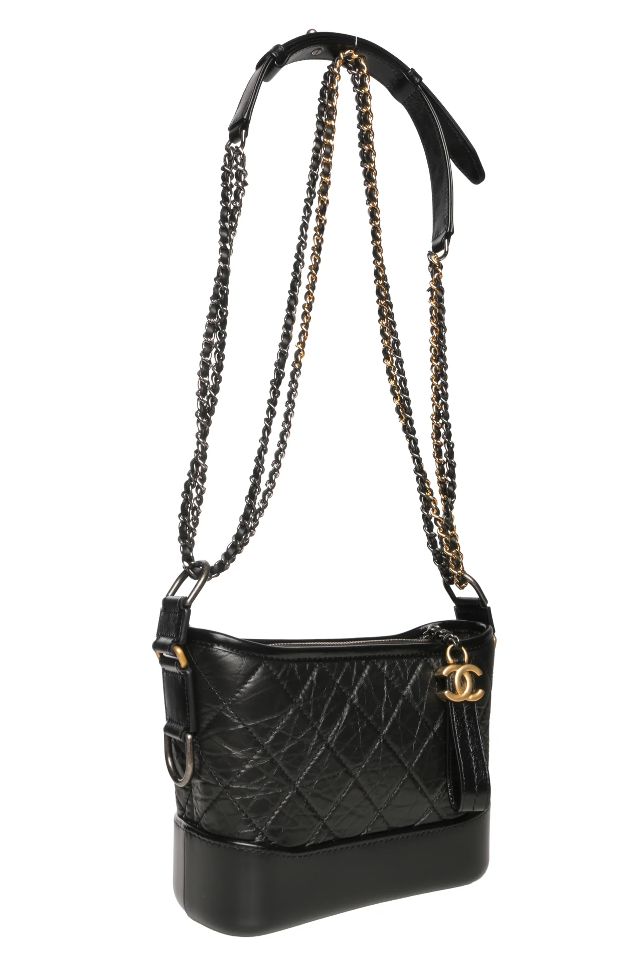 Chanel Aged Calfskin Small Gabrielle Hobo - Image 5