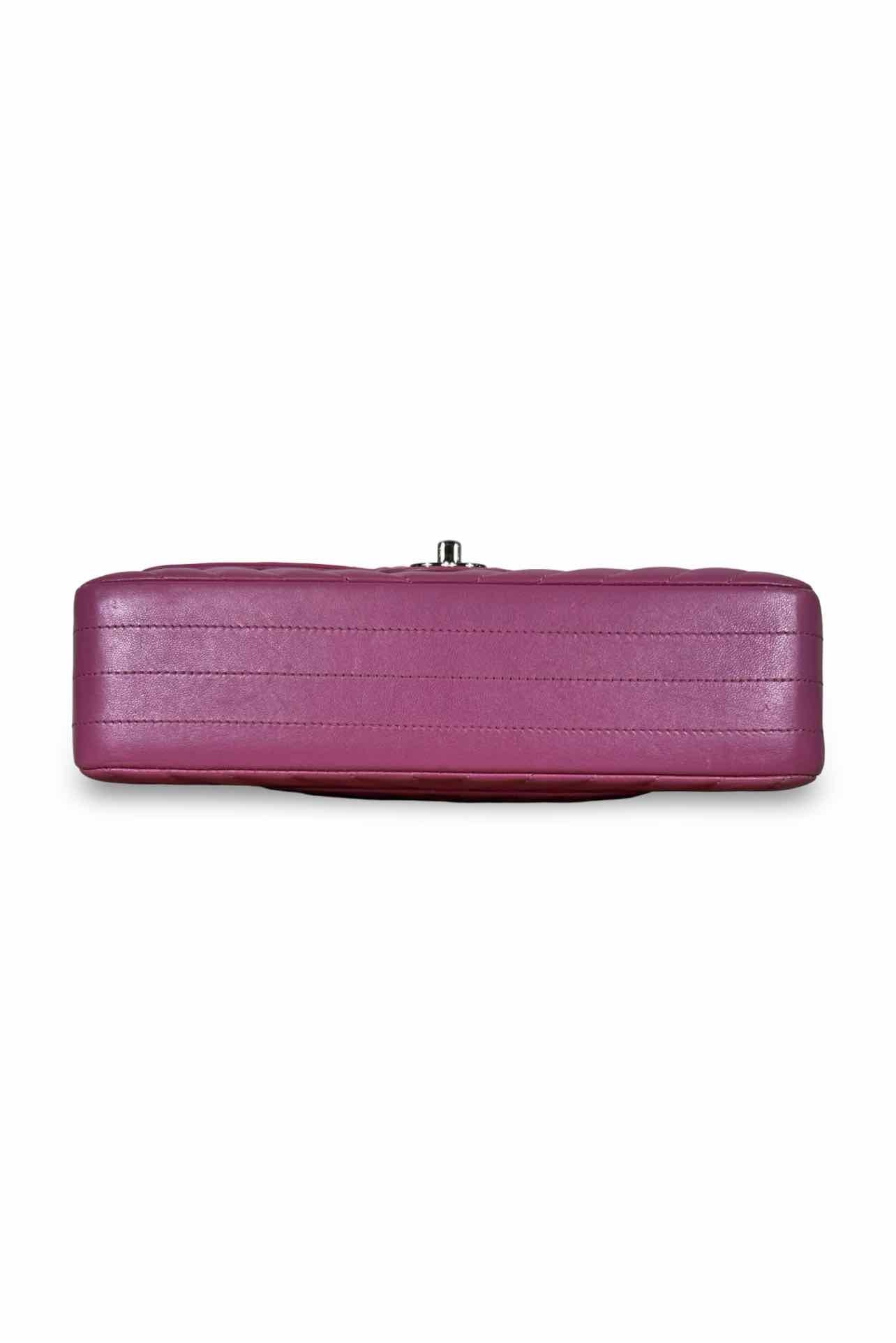 Chanel Calfskin Chevron Quilted Medium Double Flap - Image 5