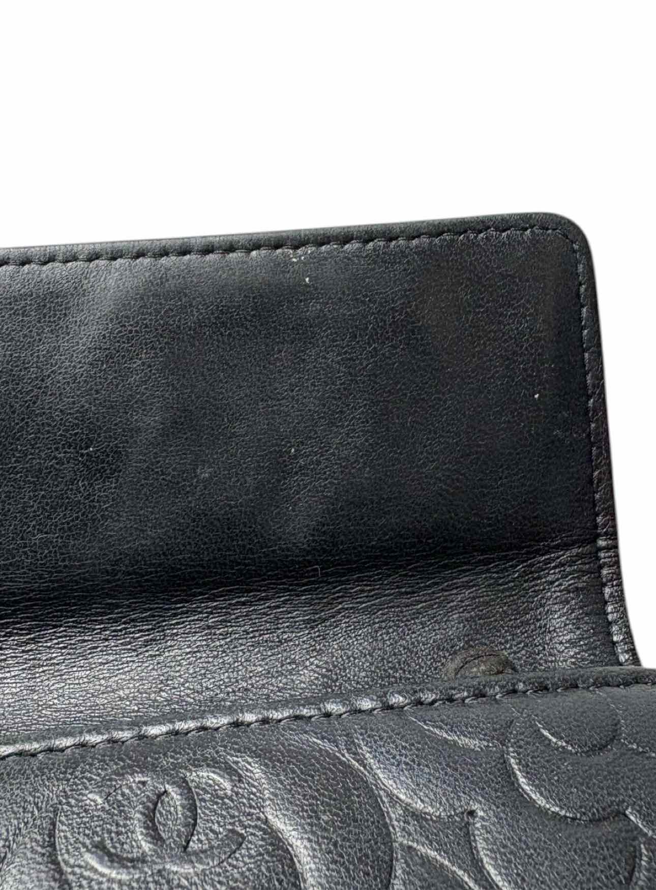 Chanel Camillia Embossed Leather Wallet - Image 10