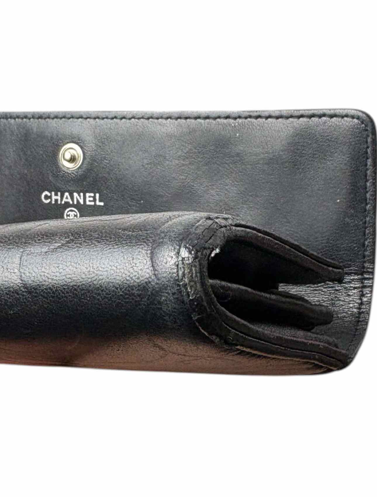 Chanel Camillia Embossed Leather Wallet - Image 11