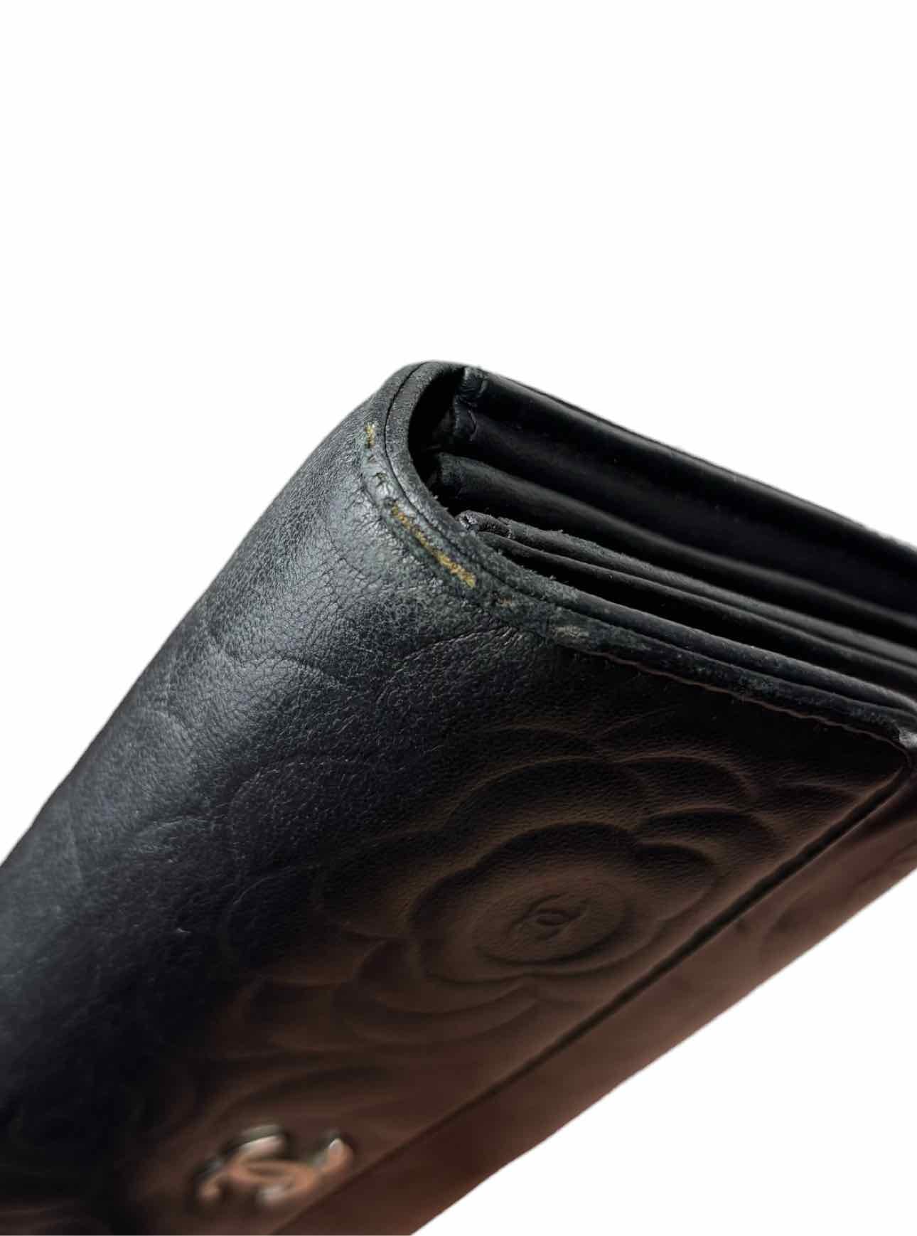 Chanel Camillia Embossed Leather Wallet - Image 13