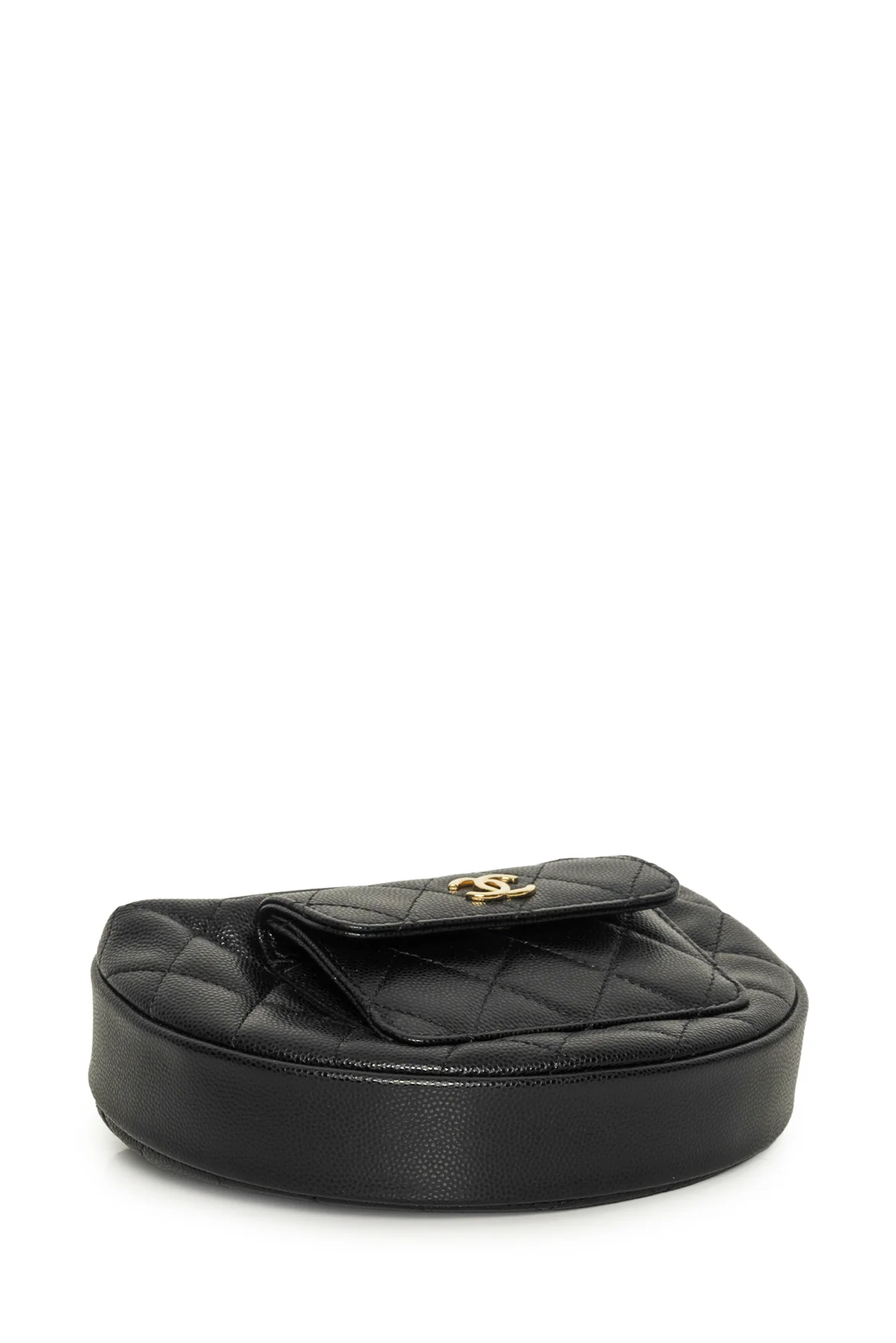 Chanel Caviar Quilted Polly Pocket Pouch Hobo - Image 4