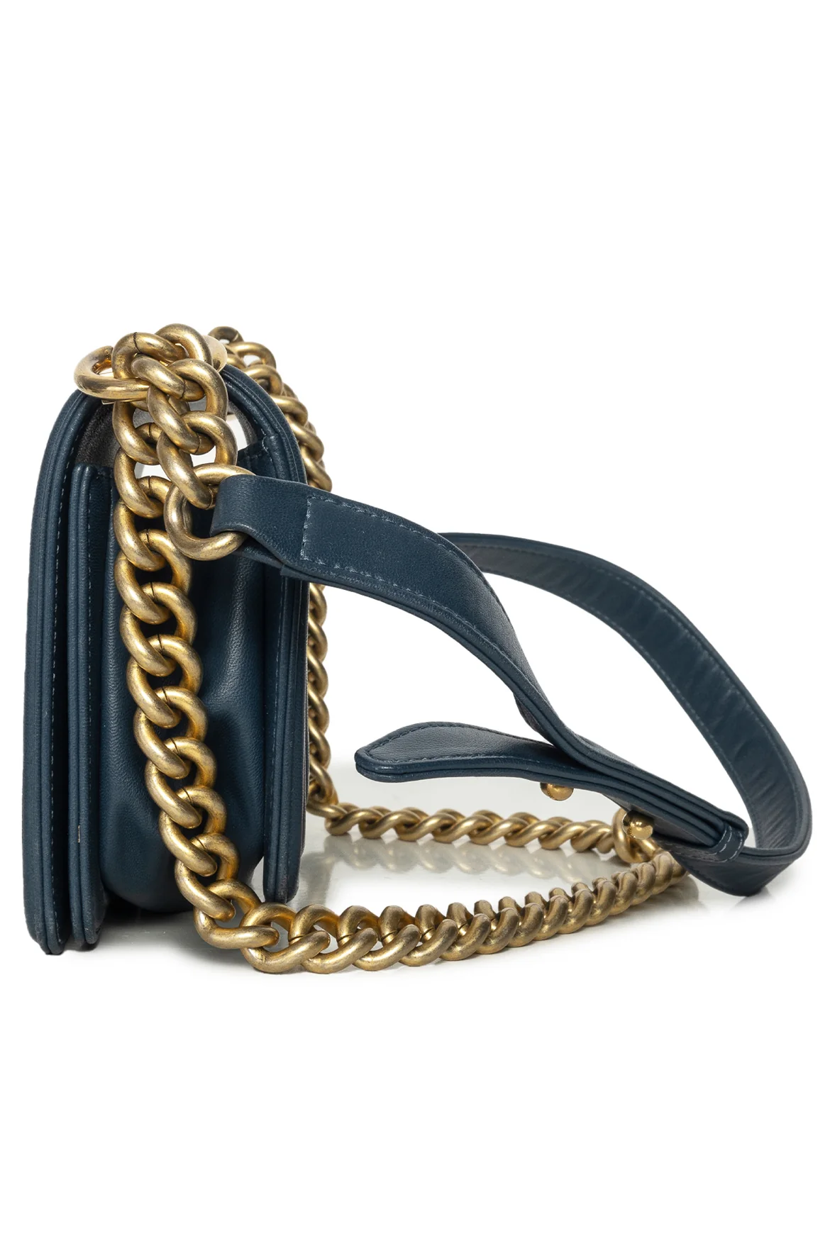 Chanel Chevron Braided Small Boy Flap Bag - Image 4