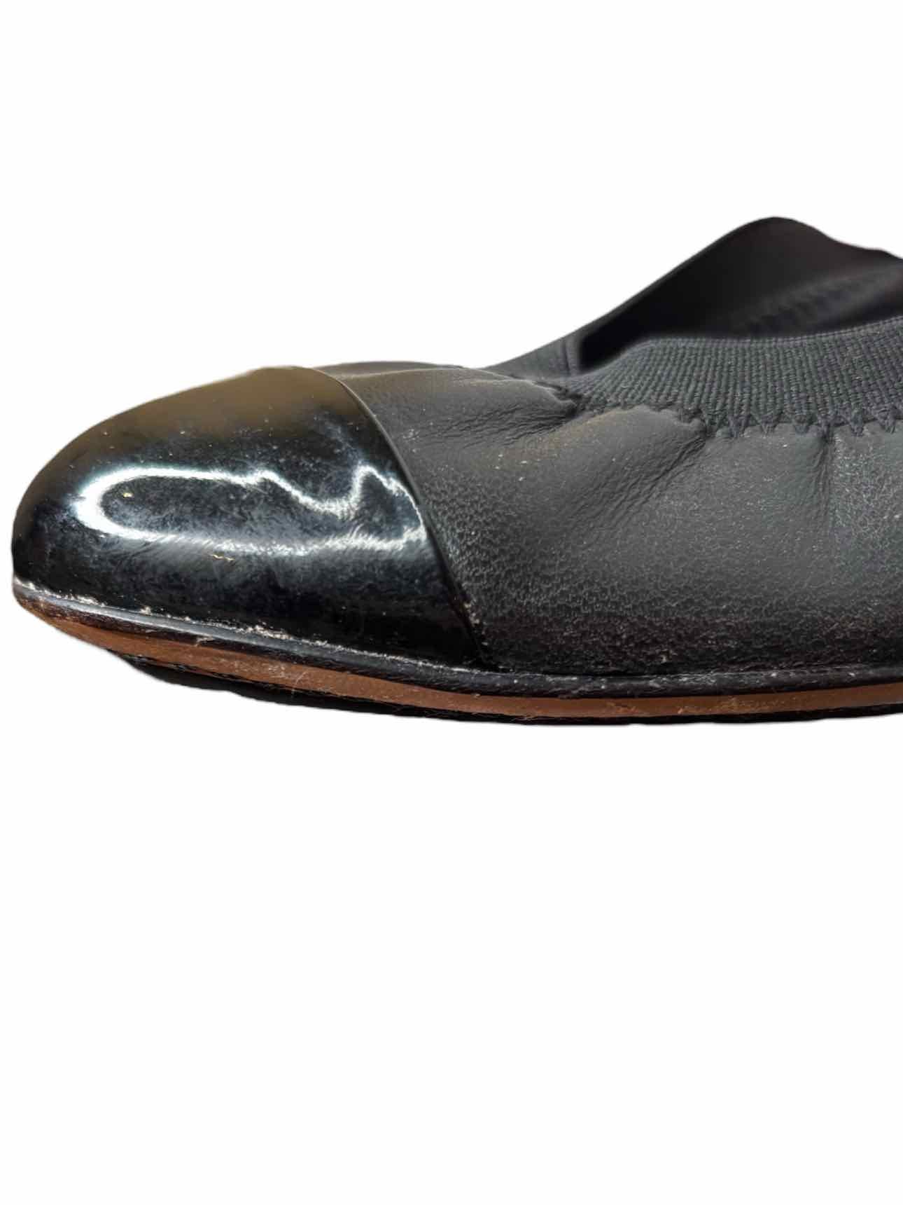 Chanel Elastic Leather Embroidered Size 40.5 Pumps - Image 7