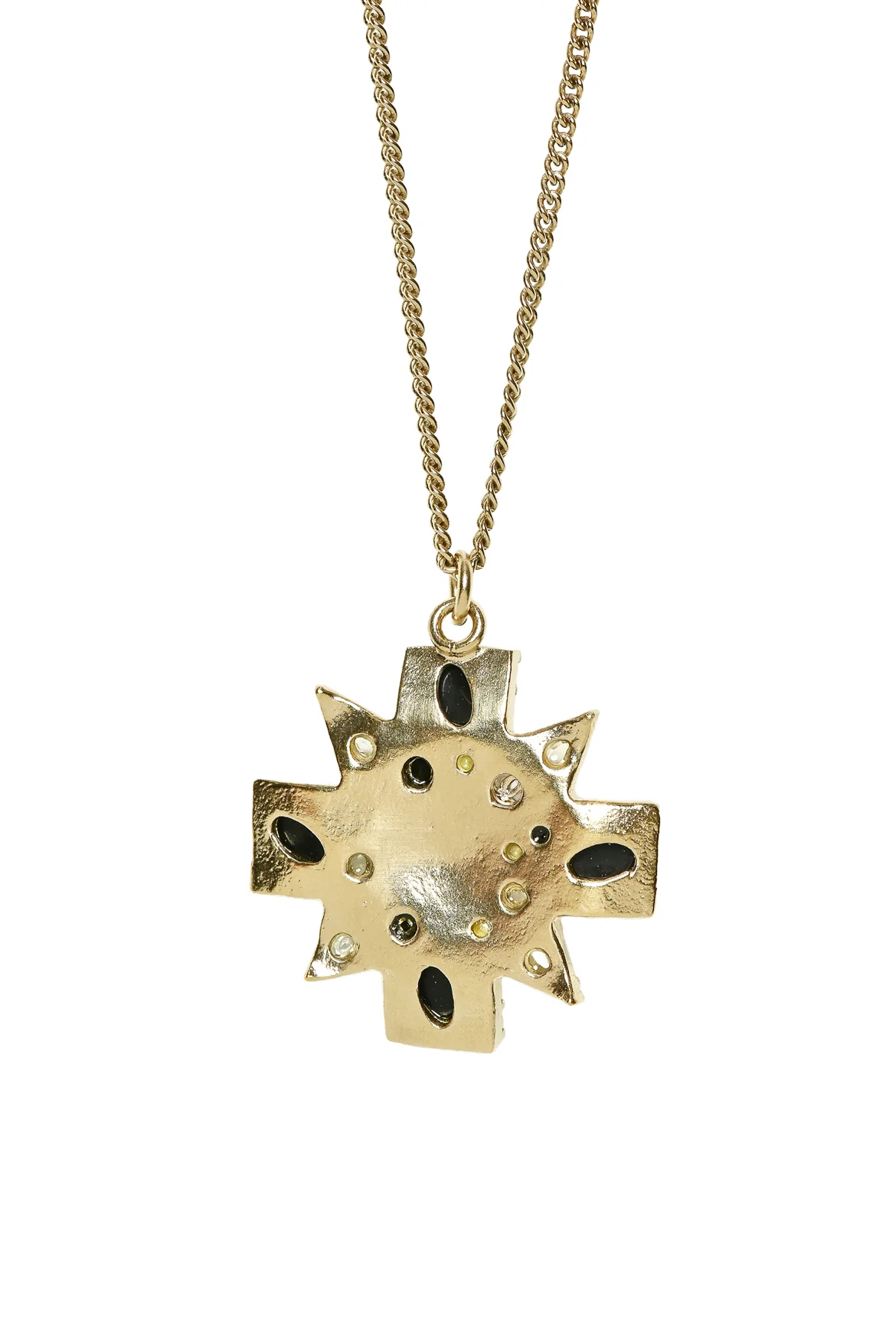 Chanel Faux Pearl & Crystal CC Necklace - Image 3