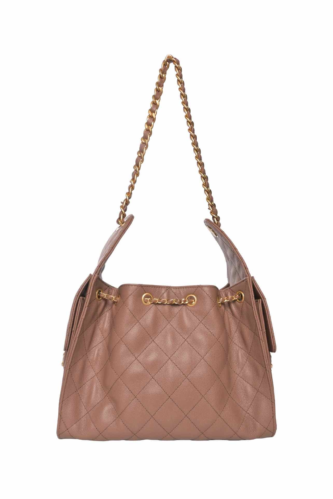Chanel Grained Calfskin Quilted Small 25 Hobo - Image 4