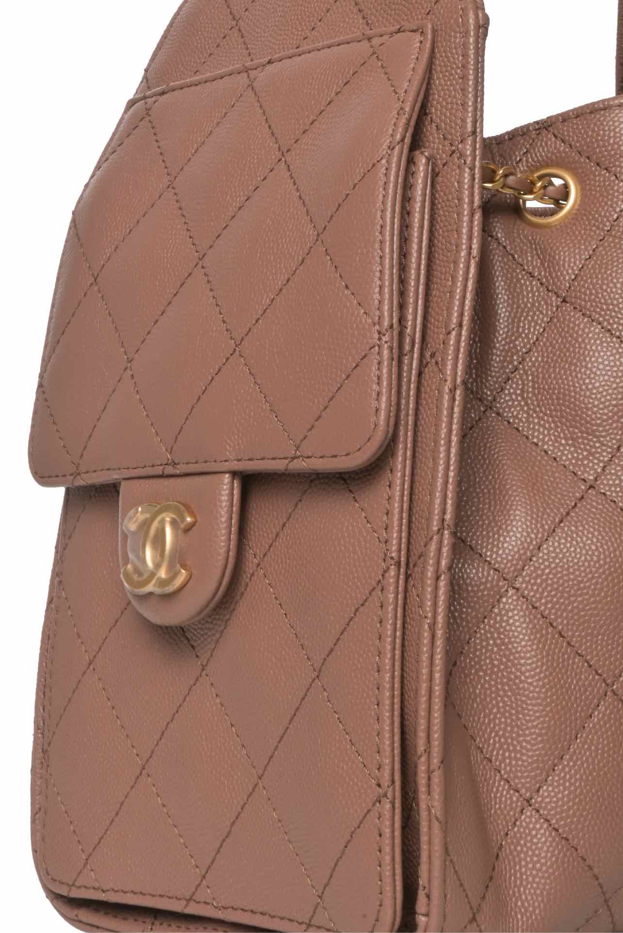 Chanel Grained Calfskin Quilted Small 25 Hobo - Image 5