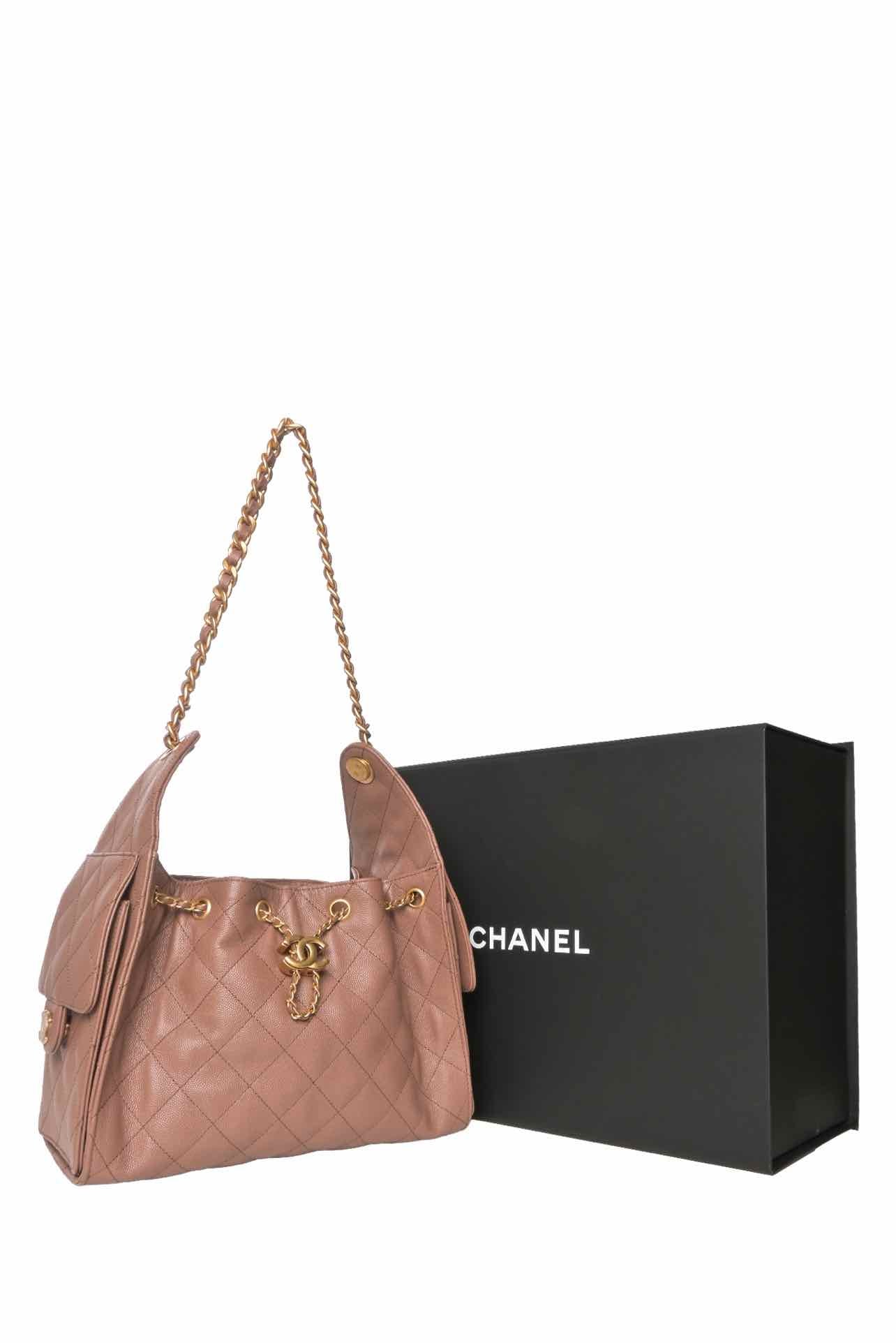Chanel Grained Calfskin Quilted Small 25 Hobo - Image 7