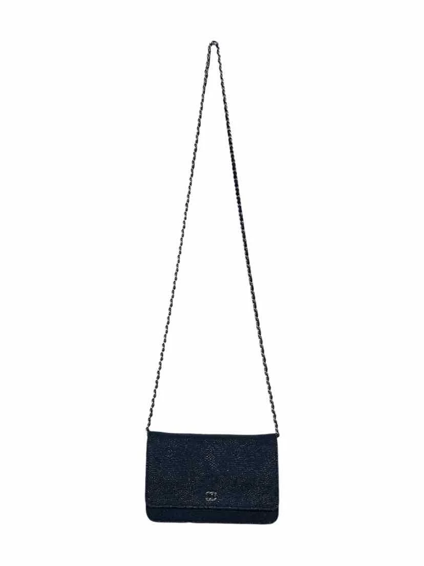 Chanel Lace Overlay Wallet on Chain - Image 6