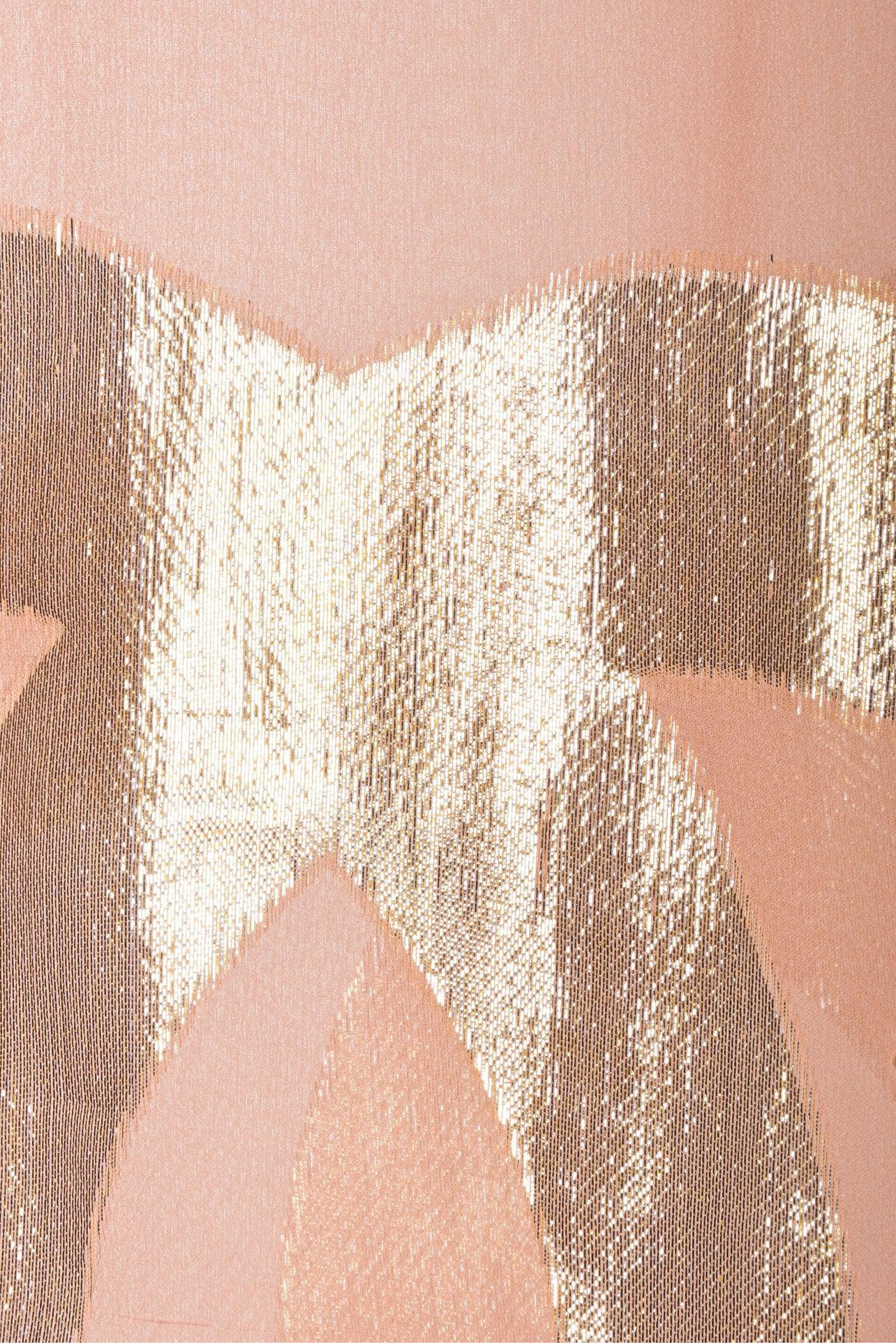 Chanel Metallic CC Sheer Silk-Blend Scarf - Image 3