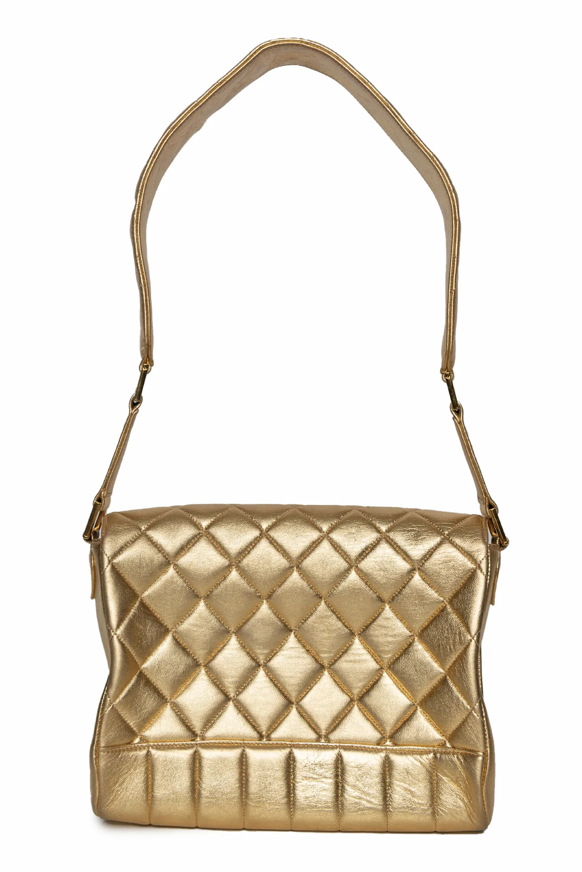 Chanel Metallic Vintage Shoulder Bag - Image 3
