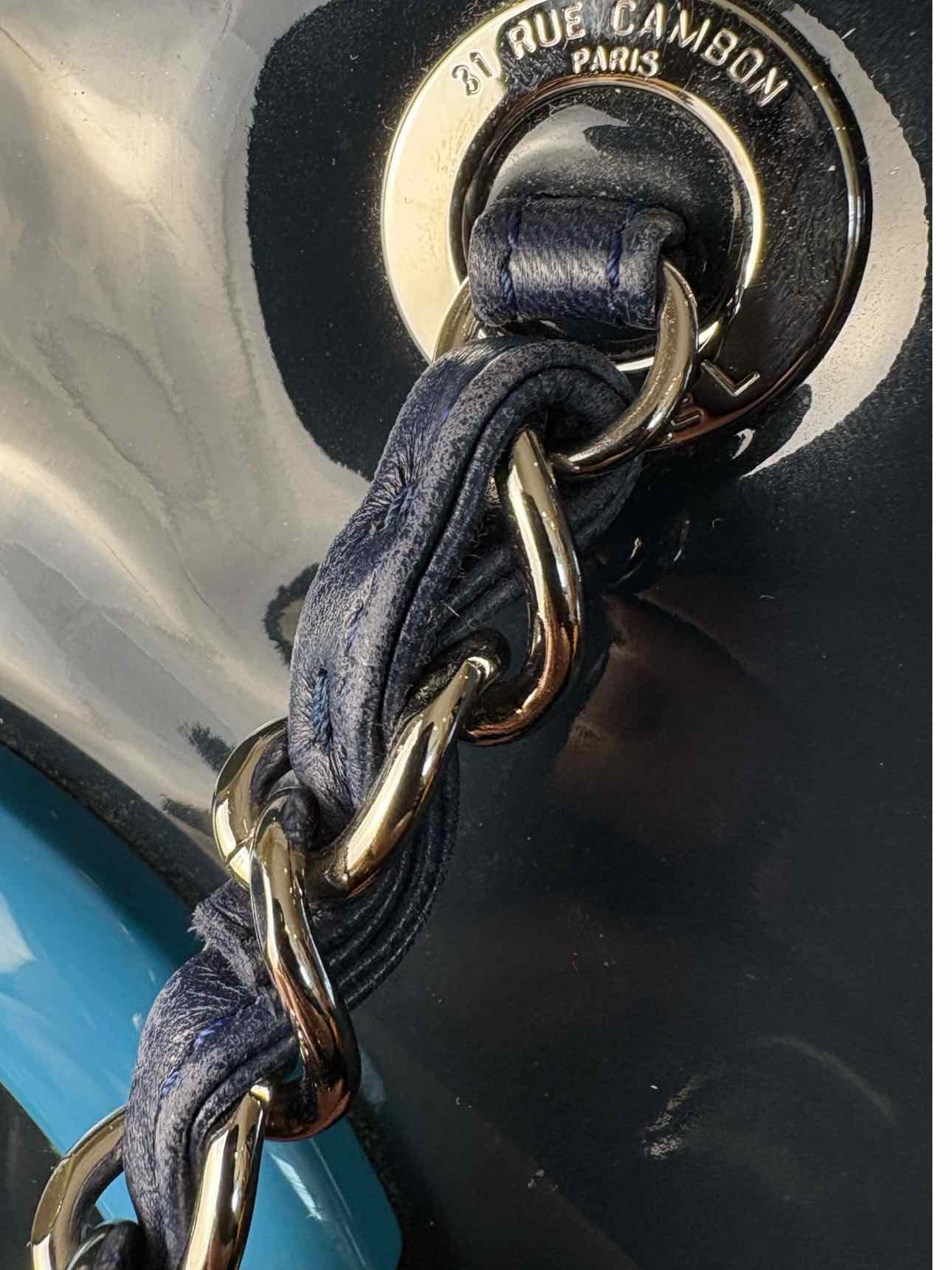 Chanel Patent Leather Logo Lipstick Purse - Image 13