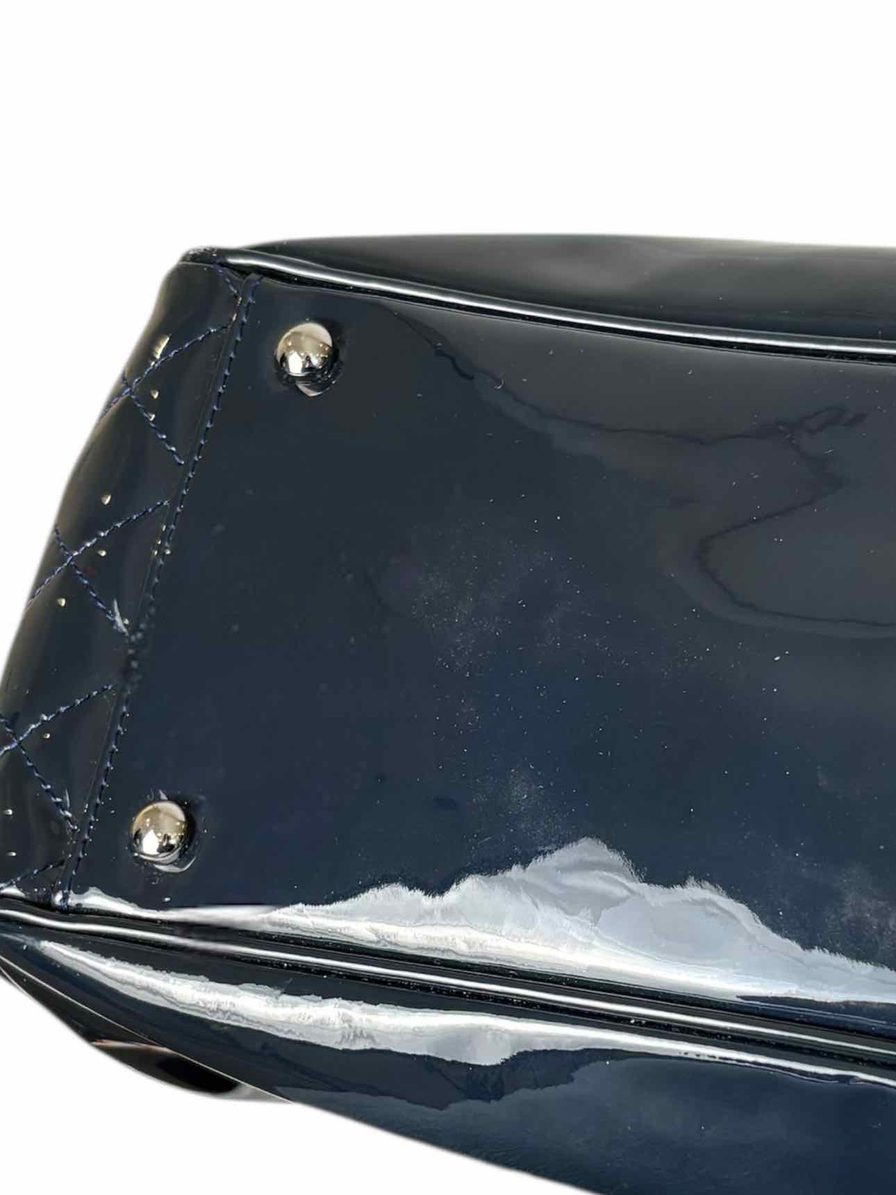 Chanel Patent Leather Logo Lipstick Purse - Image 9