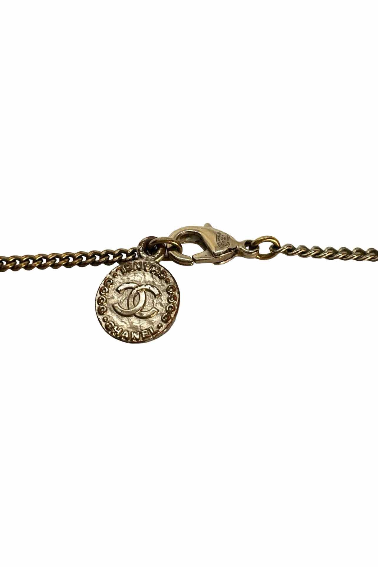Chanel Pave CC Pendant Necklace - Image 3