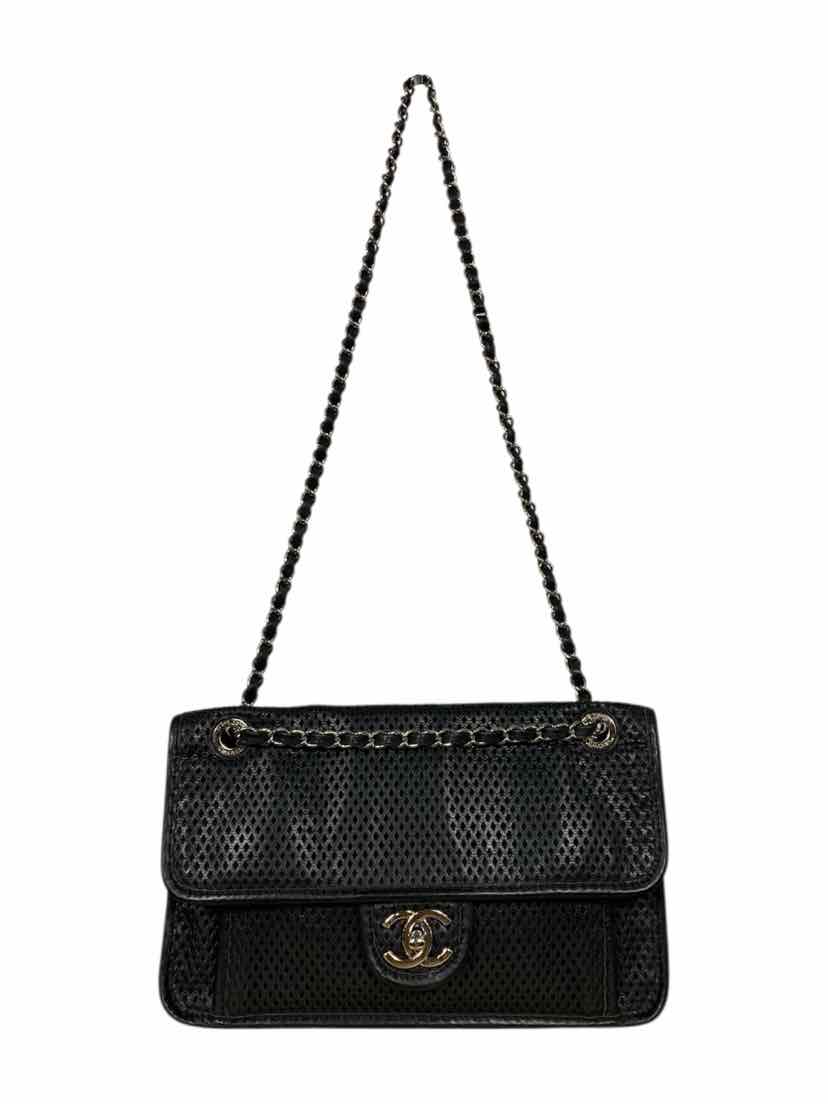 Chanel Perforated French Riviera Flap Bag - Image 6