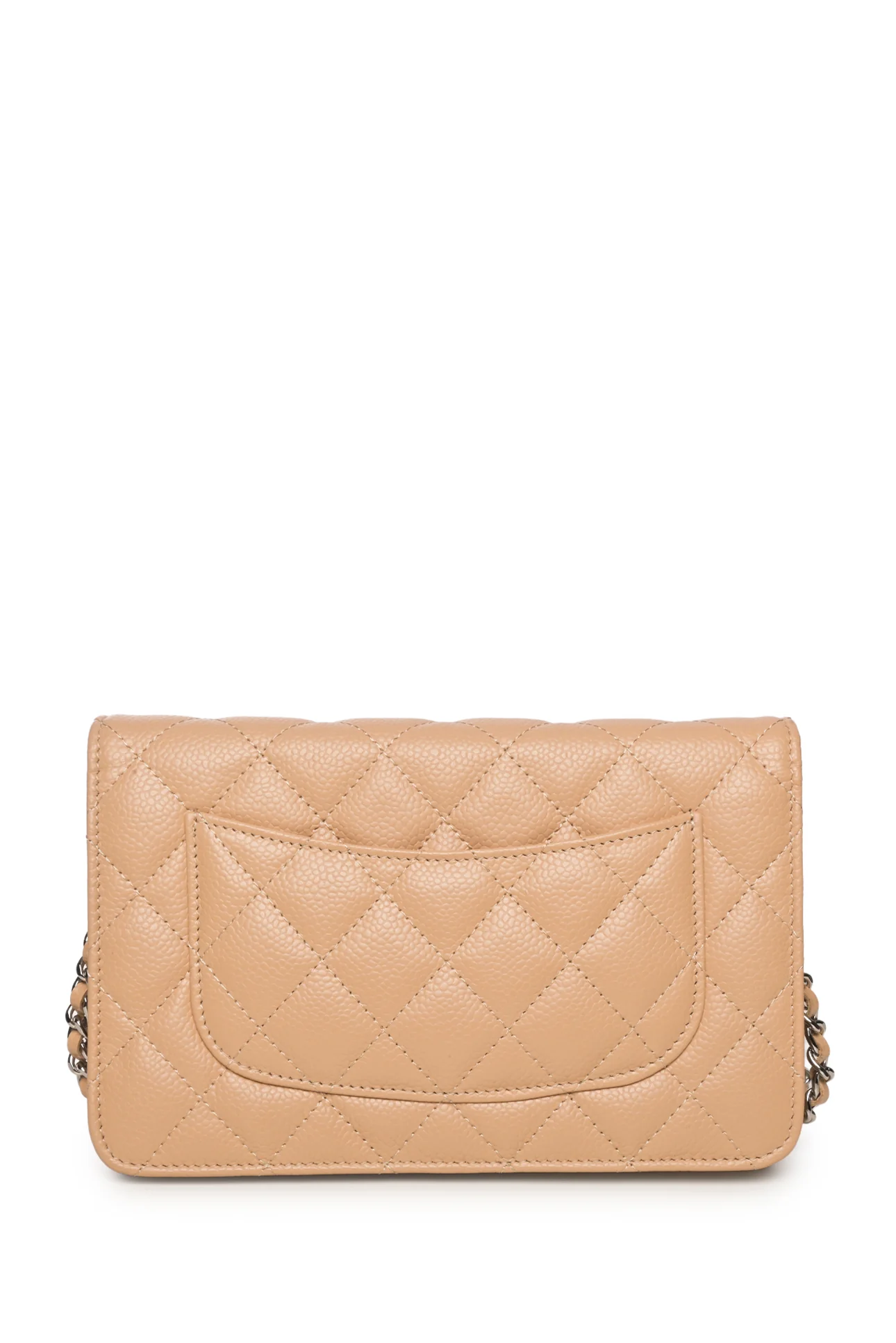 Chanel Quilted Caviar Wallet on Chain - Image 3