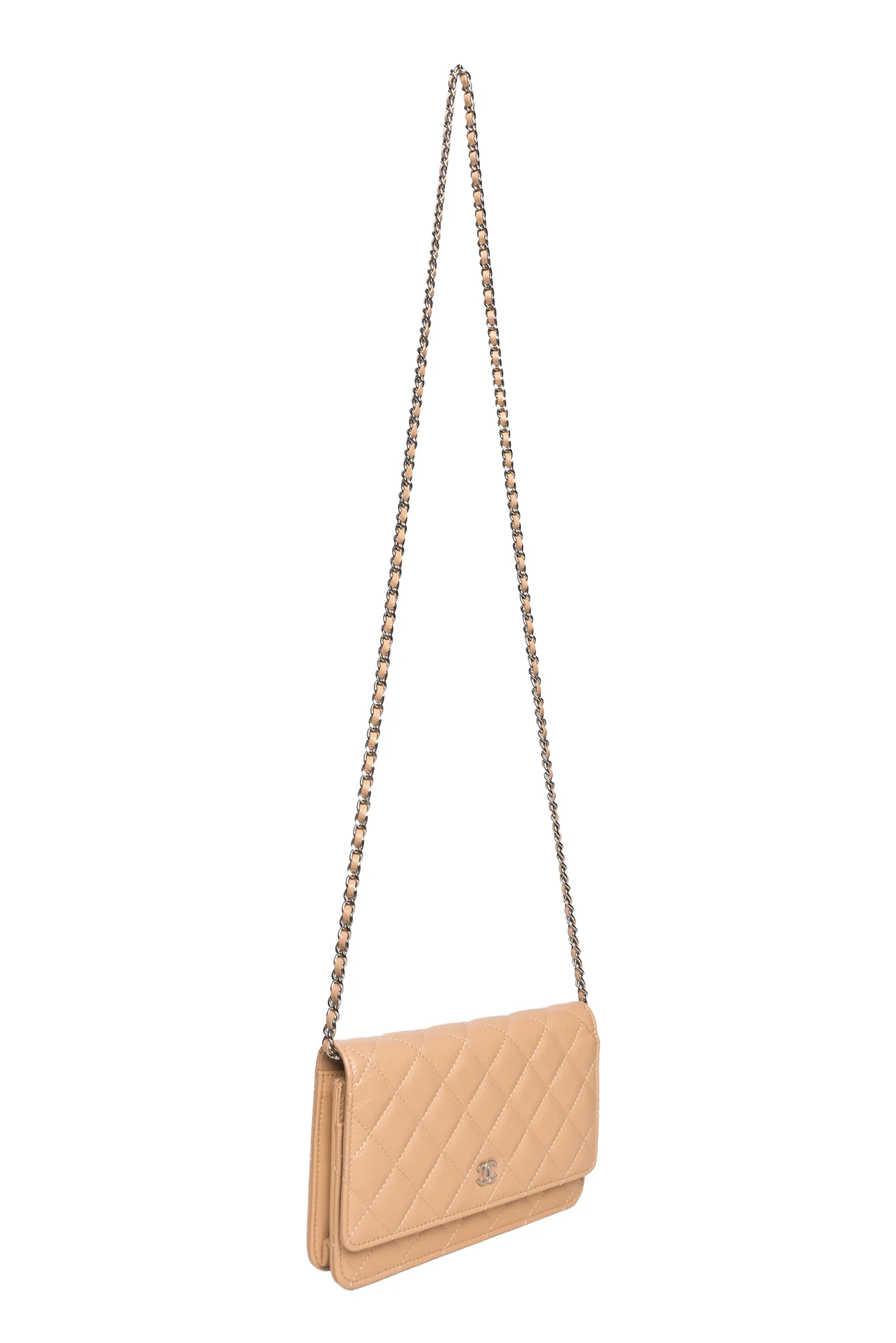 Chanel Quilted Caviar Wallet on Chain - Image 5