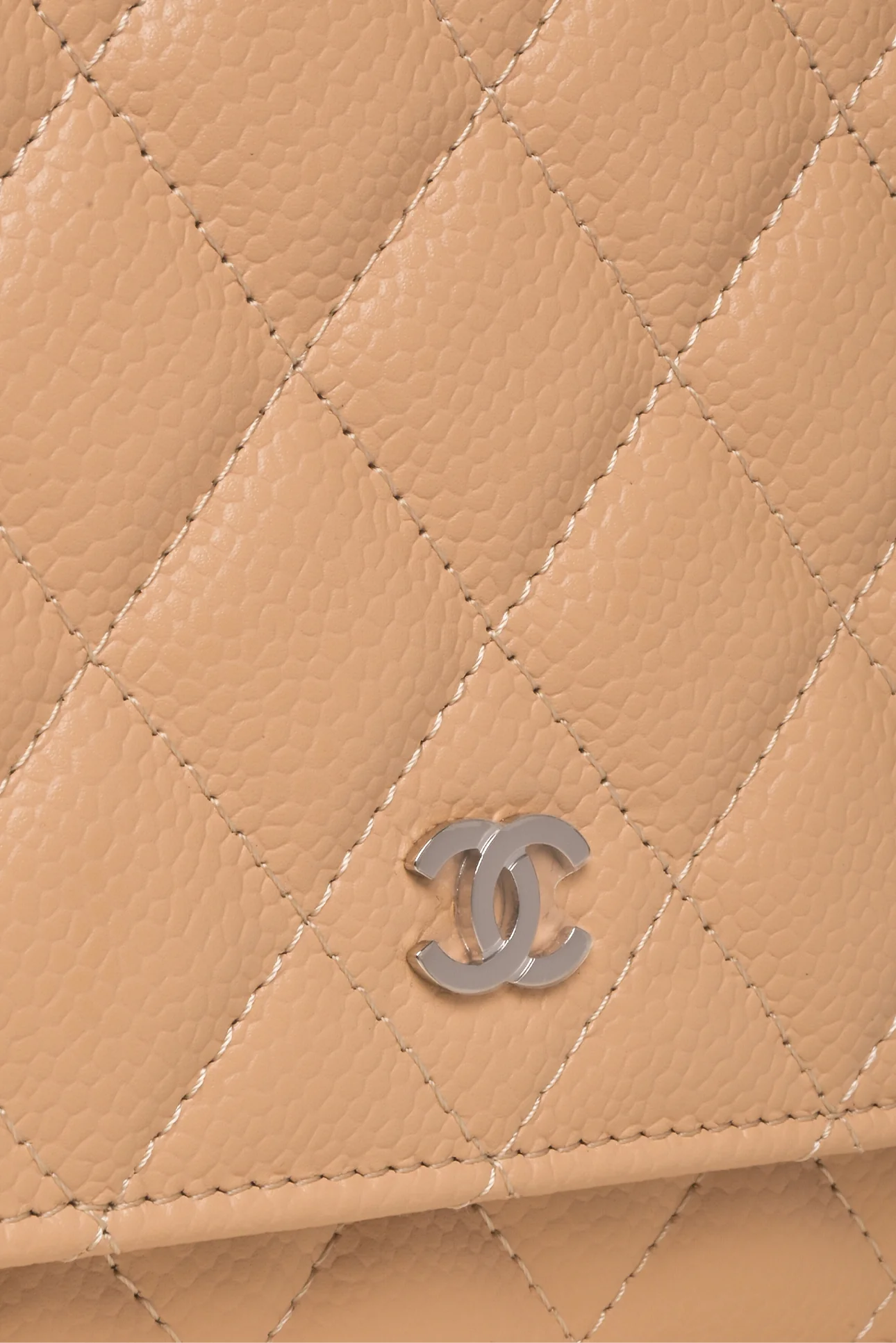 Chanel Quilted Caviar Wallet on Chain - Image 6