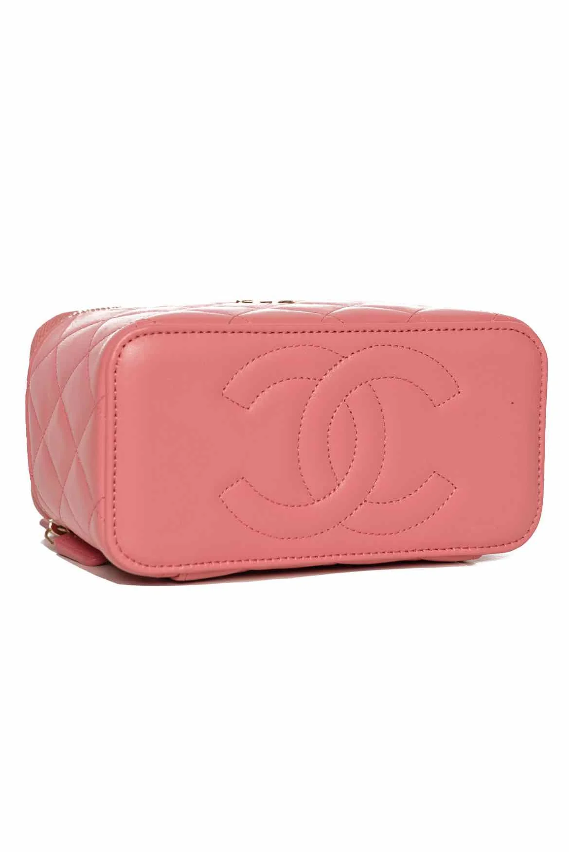 Chanel Quilted CC Top Handle Vanity Case Crossbody - Image 8