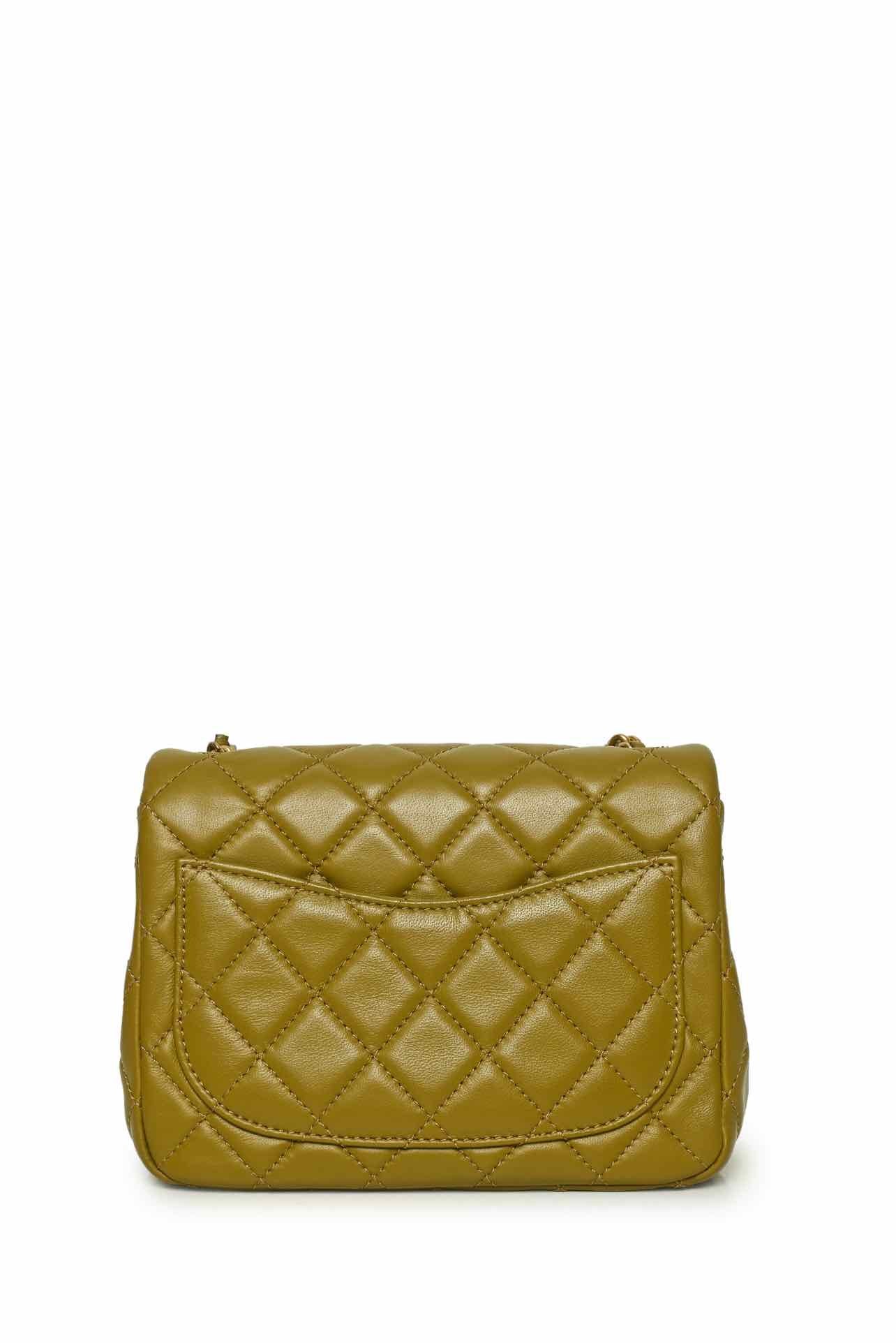 Chanel Quilted Lambskin Mini Pearl Crush Flap Shoulder Bag - Image 3
