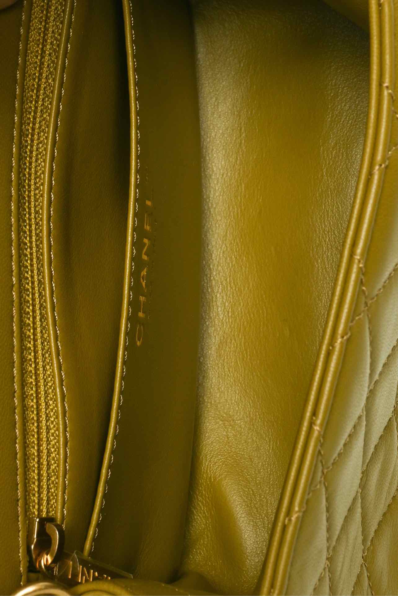 Chanel Quilted Lambskin Mini Pearl Crush Flap Shoulder Bag - Image 8