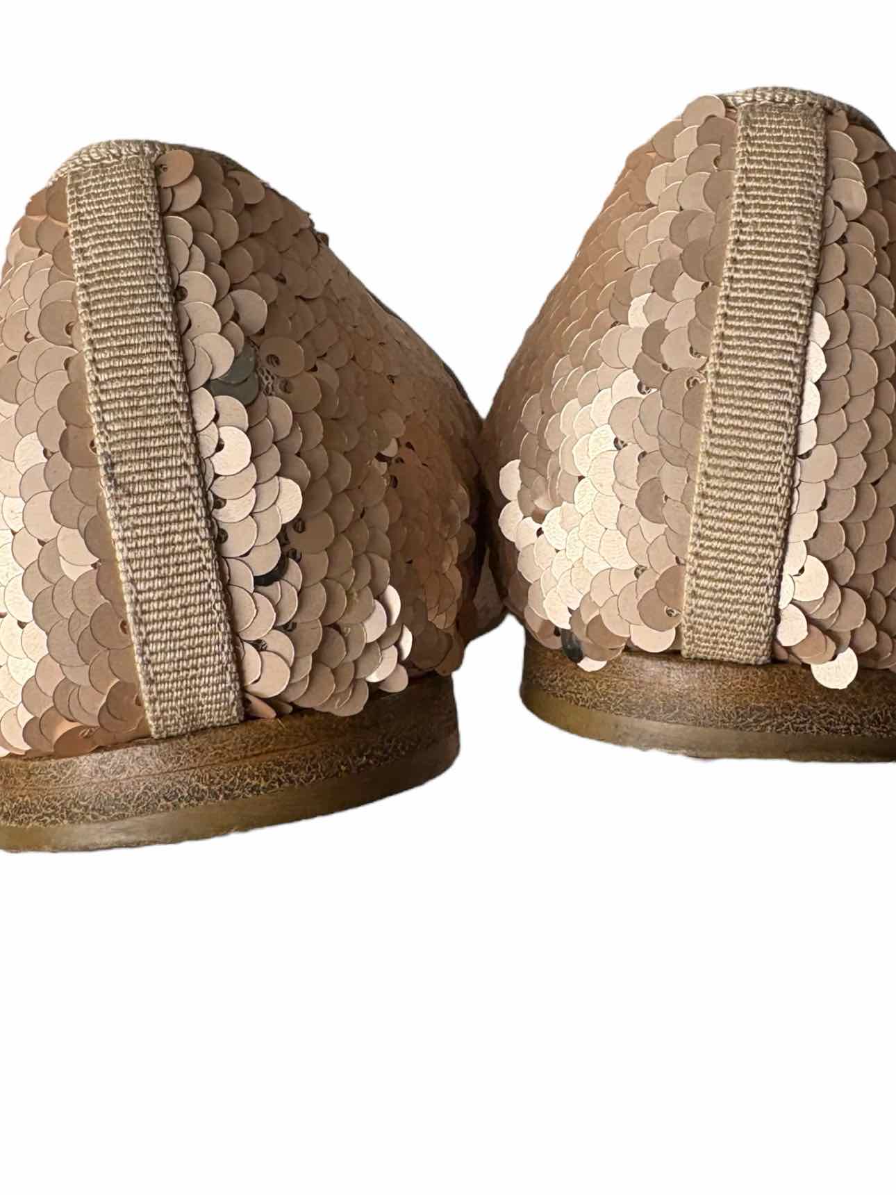 Chanel Sequin Logo  Size 37 Loafers - Image 7