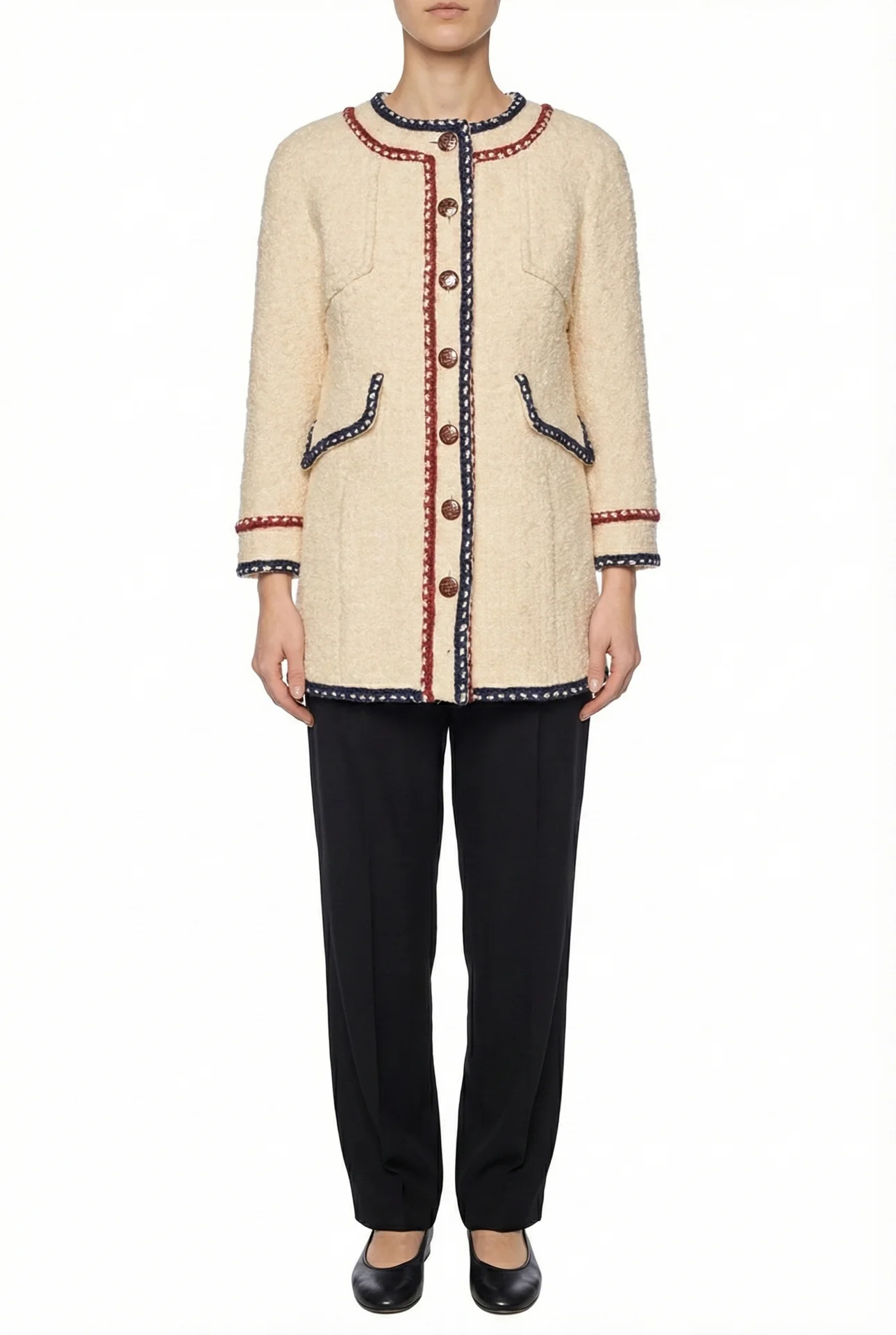 Chanel Size 36 2018/19 Wool Tweed Jacket - Image 2
