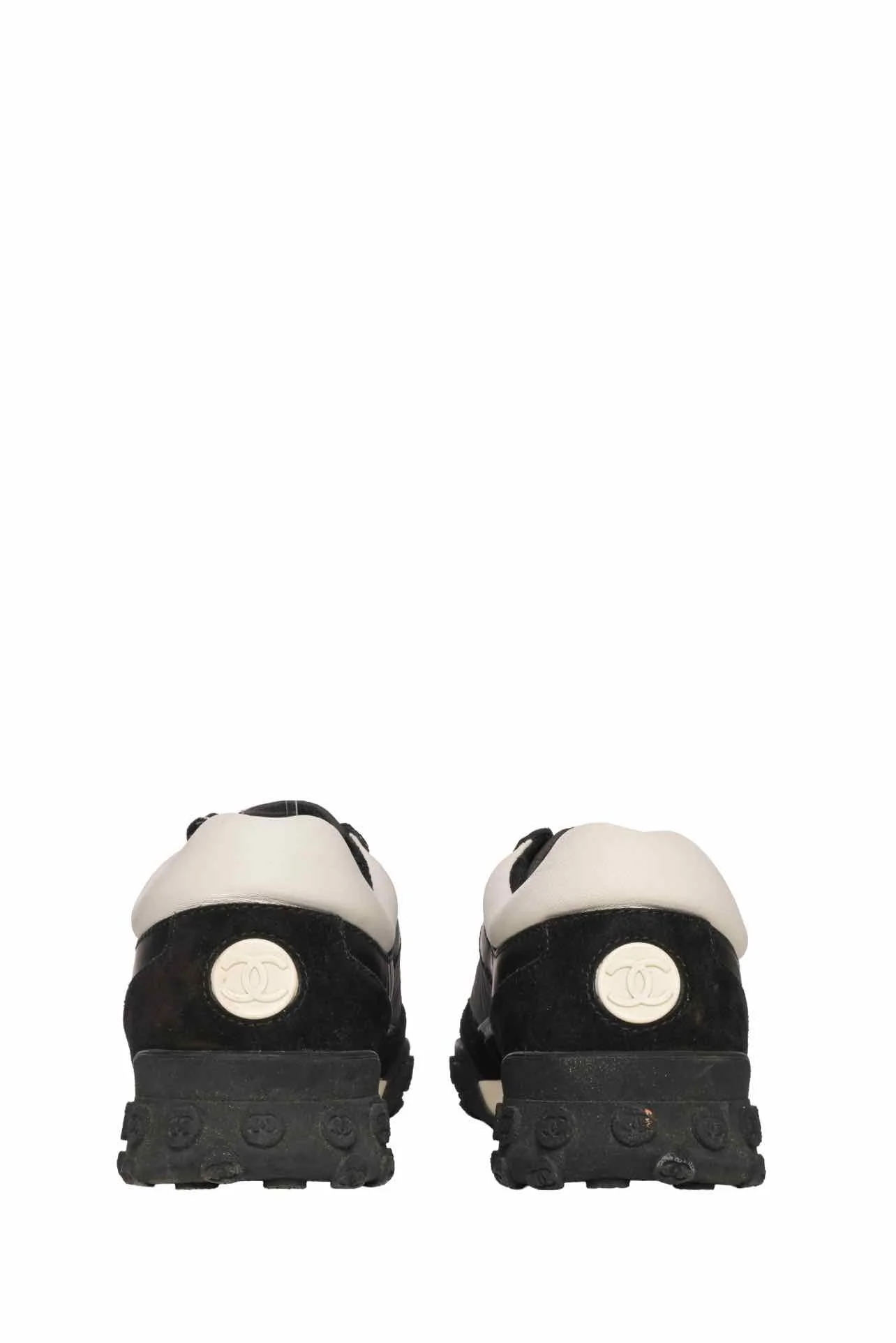 Chanel Size 36.5 Fabric Logo Sneaker - Image 5