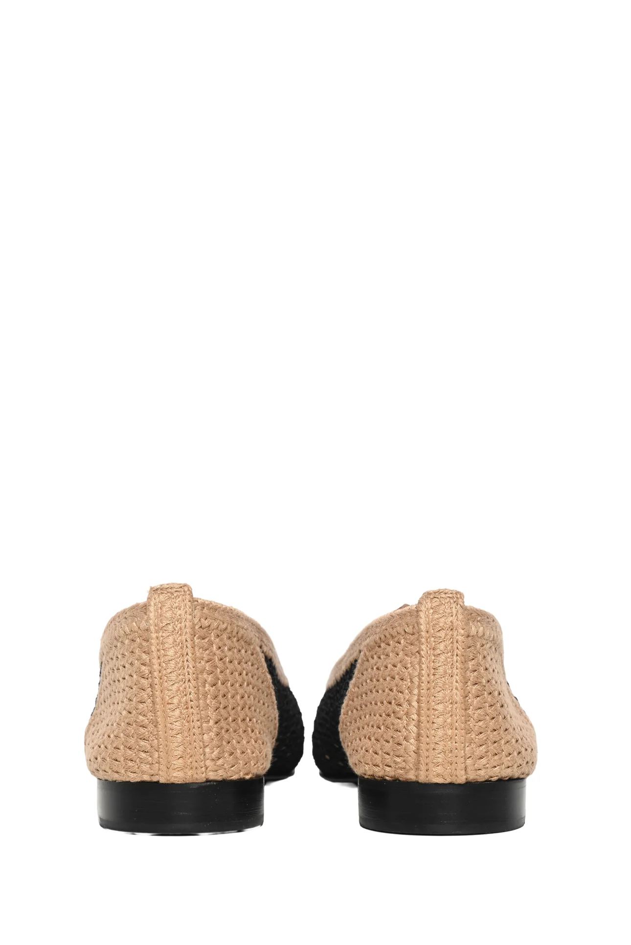 Chanel Size 36.5 Raffia Cap Toe Ballerina Flats - Image 4