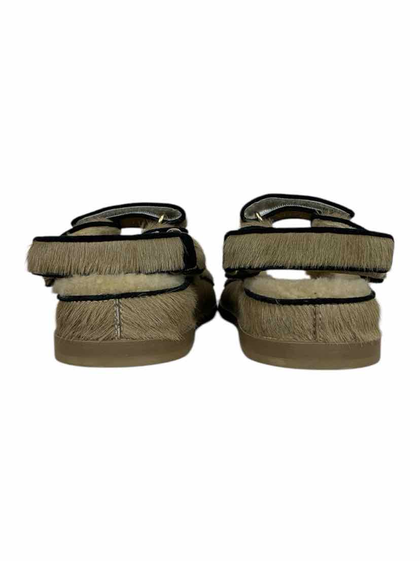Chanel Size 36 Calf Hair Dad Flat Sandals - Image 4