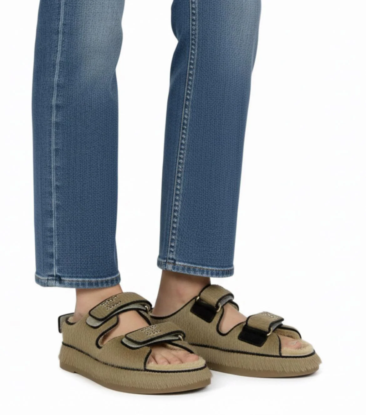 Chanel Size 36 Calf Hair Dad Flat Sandals - Image 6