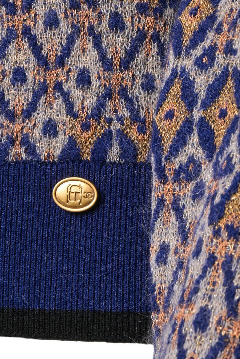 Chanel Size 36 Glitter Knit Sweater - Image 5