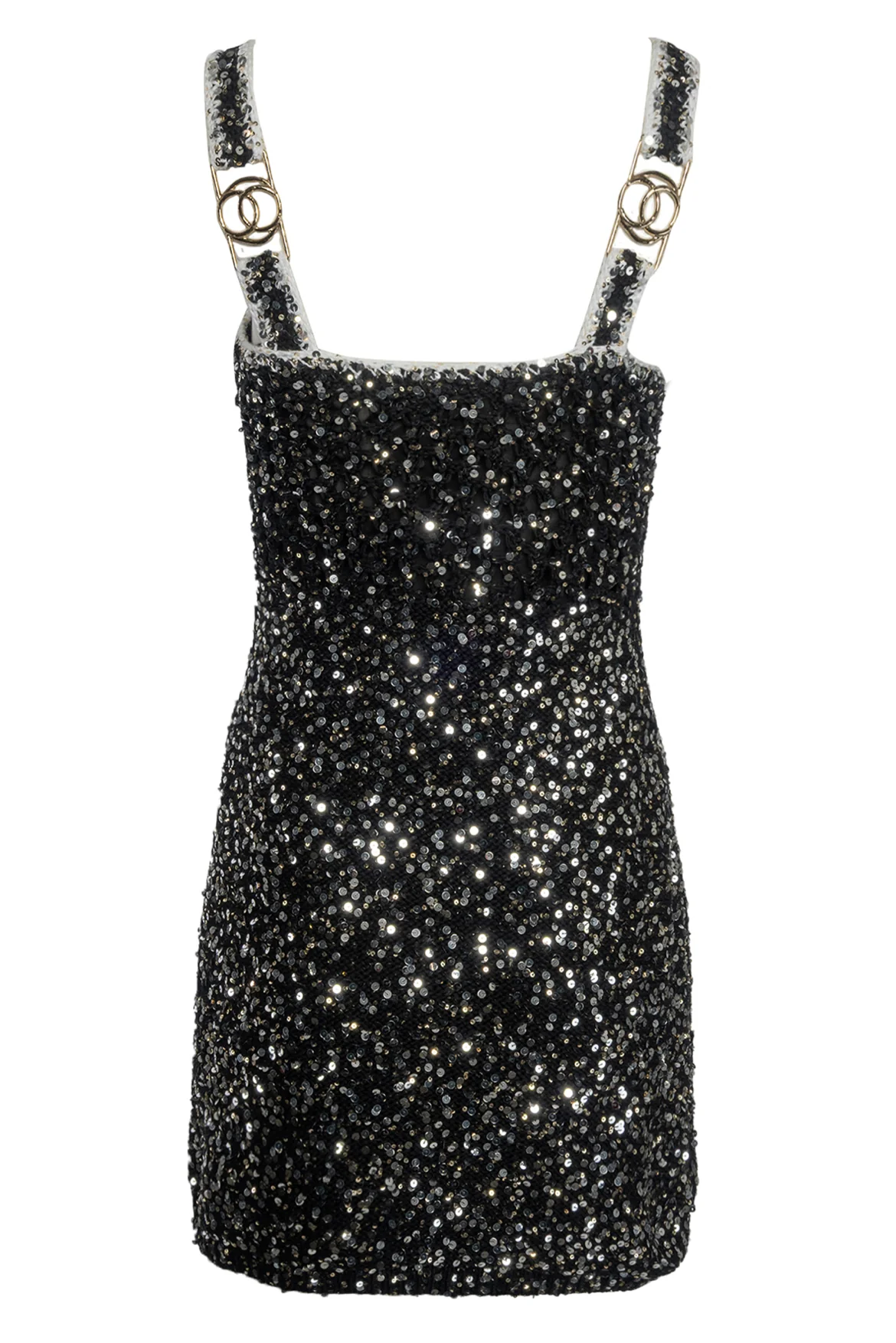 Chanel Size 36 Sequin Knit Mini Dress - Image 3