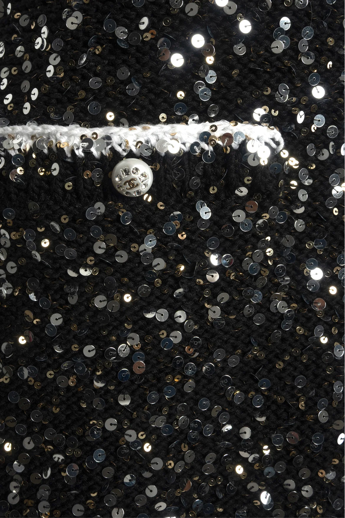 Chanel Size 36 Sequin Knit Mini Dress - Image 5