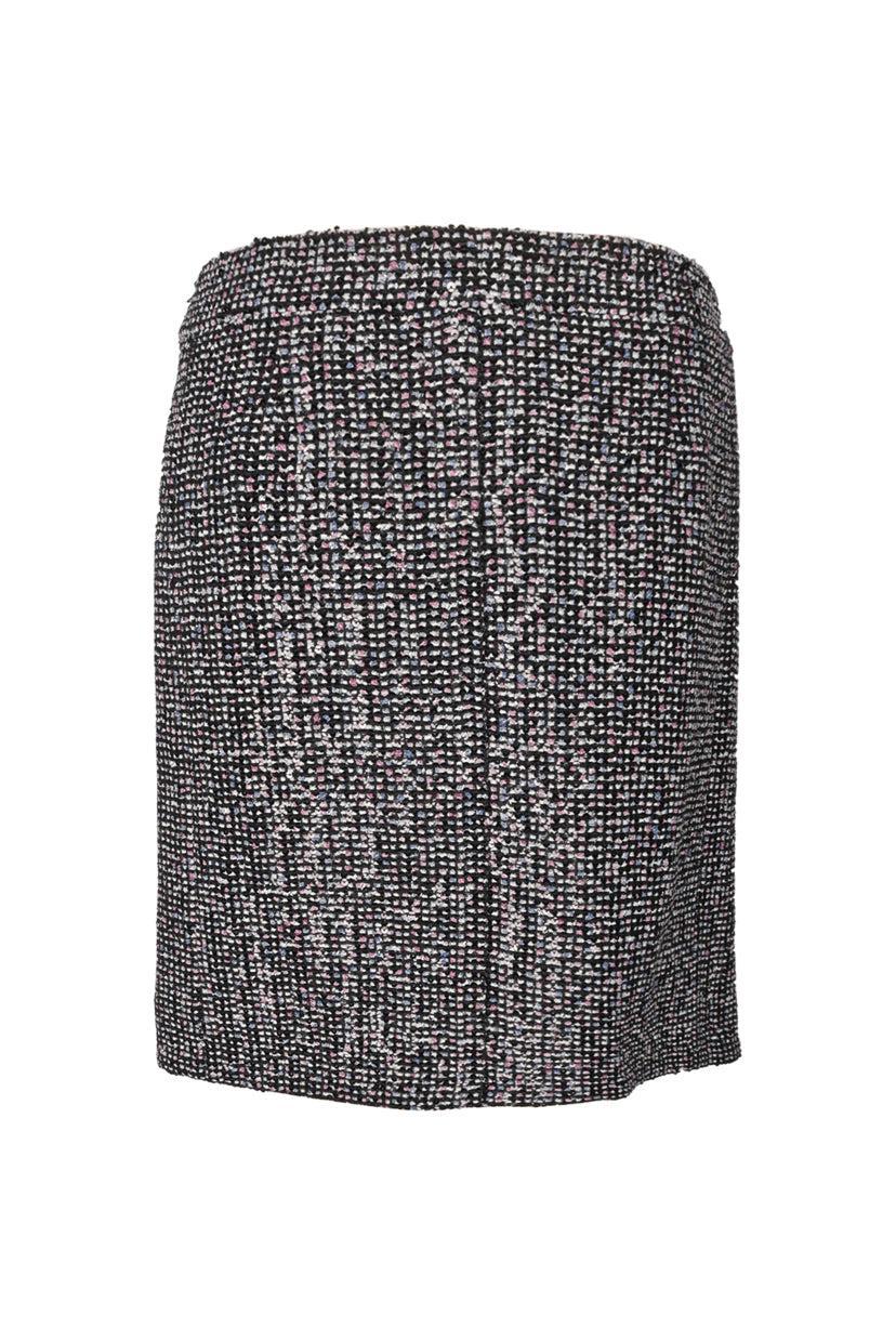 Chanel Size 36 Sequin & Tweed Embellish Mermaid Mini Skirt - Image 3