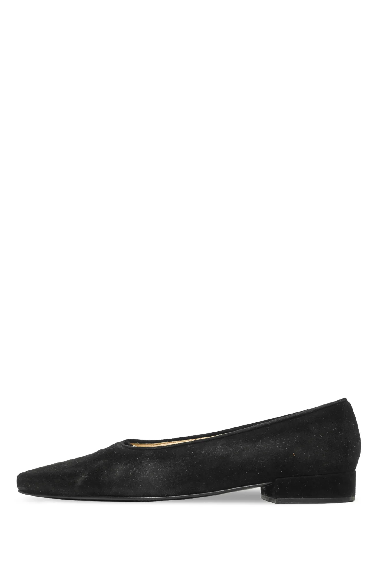 Chanel Size 37.5 CC Tie Suede Pumps - Image 3