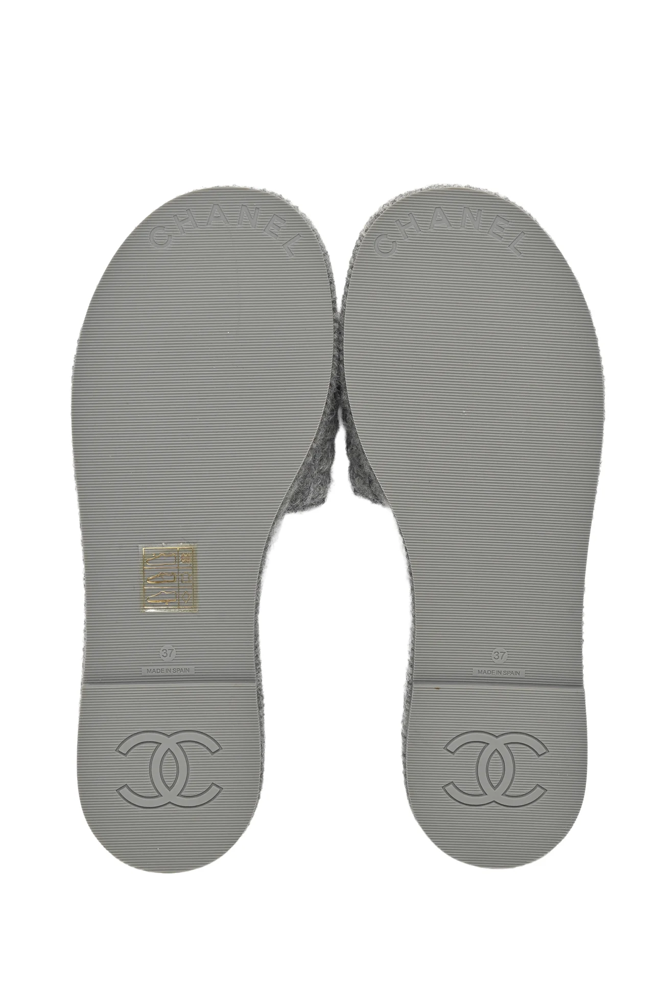 Chanel Size 37 Chain CC Slide Sandals - Image 7
