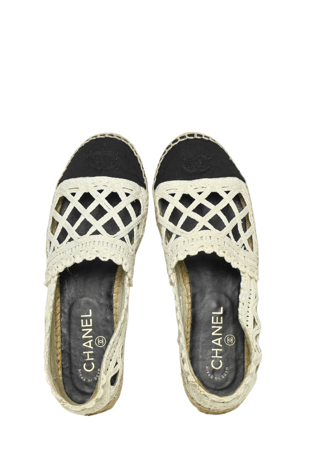 Chanel Size 38 CC Logo Espadrilles - Image 6